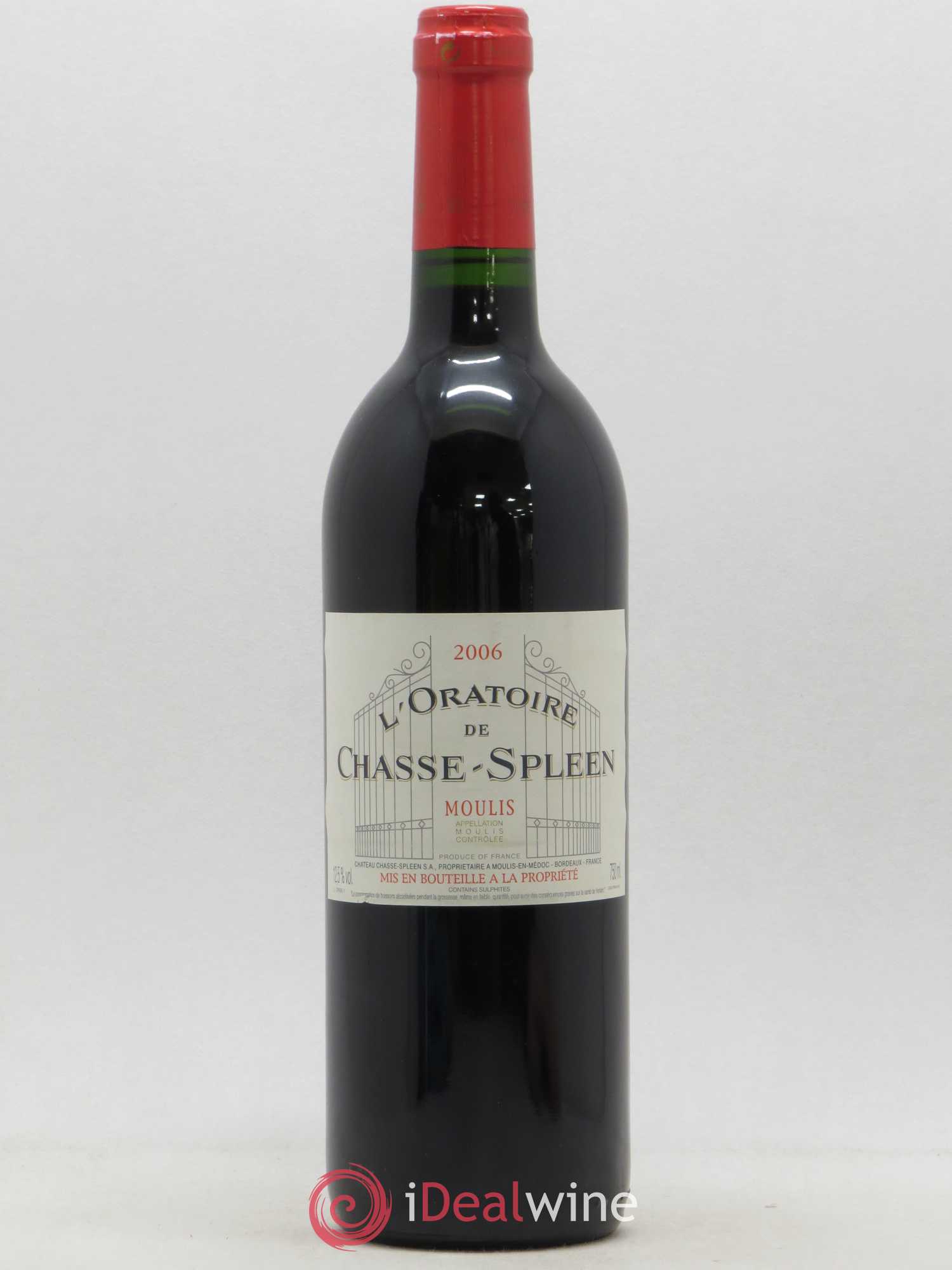 Oratoire de Chasse Spleen Second Vin 2006 - Lot de 1 bouteille - 0