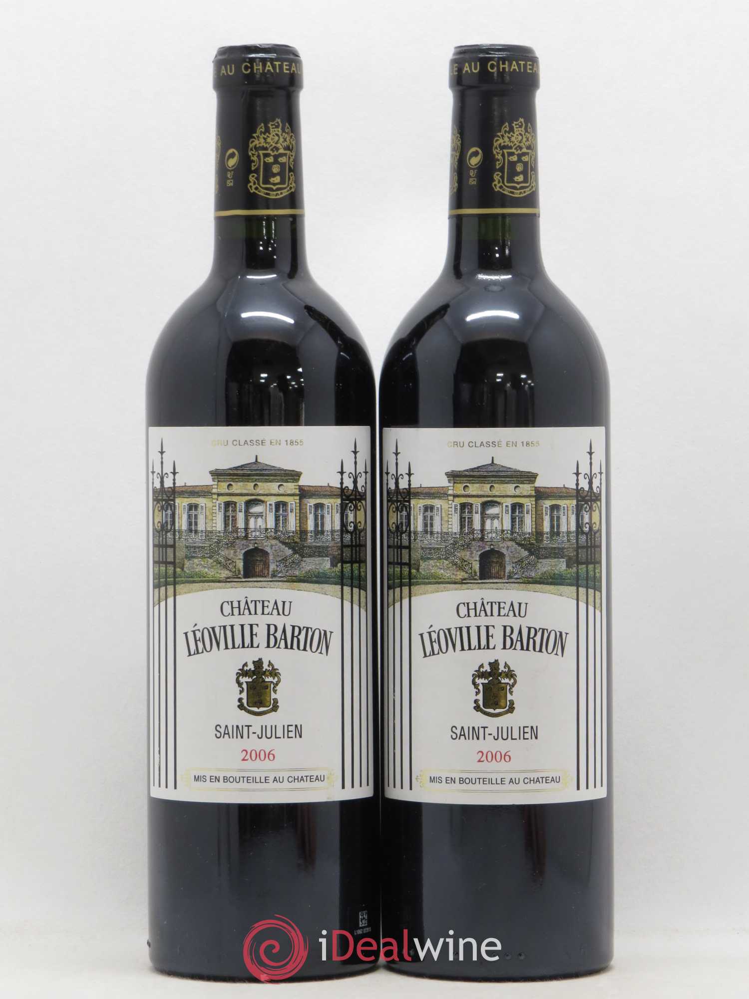 Château Léoville Barton 2ème Grand Cru Classé 2006 - Lot de 2 bouteilles - 0