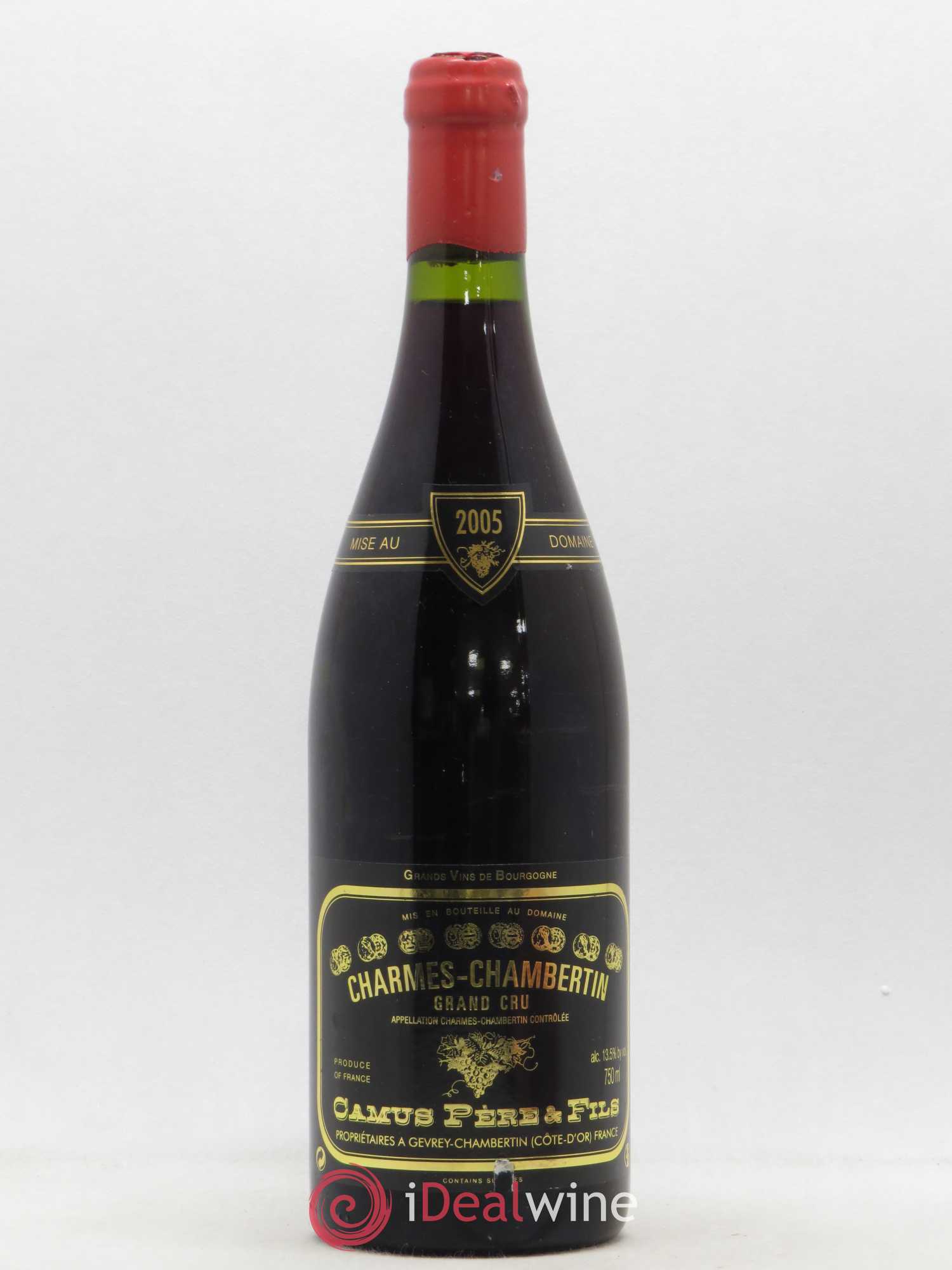 Charmes-Chambertin Grand Cru Camus Père et Fils (Domaine) 2005 - Lot de 1 bouteille - 0