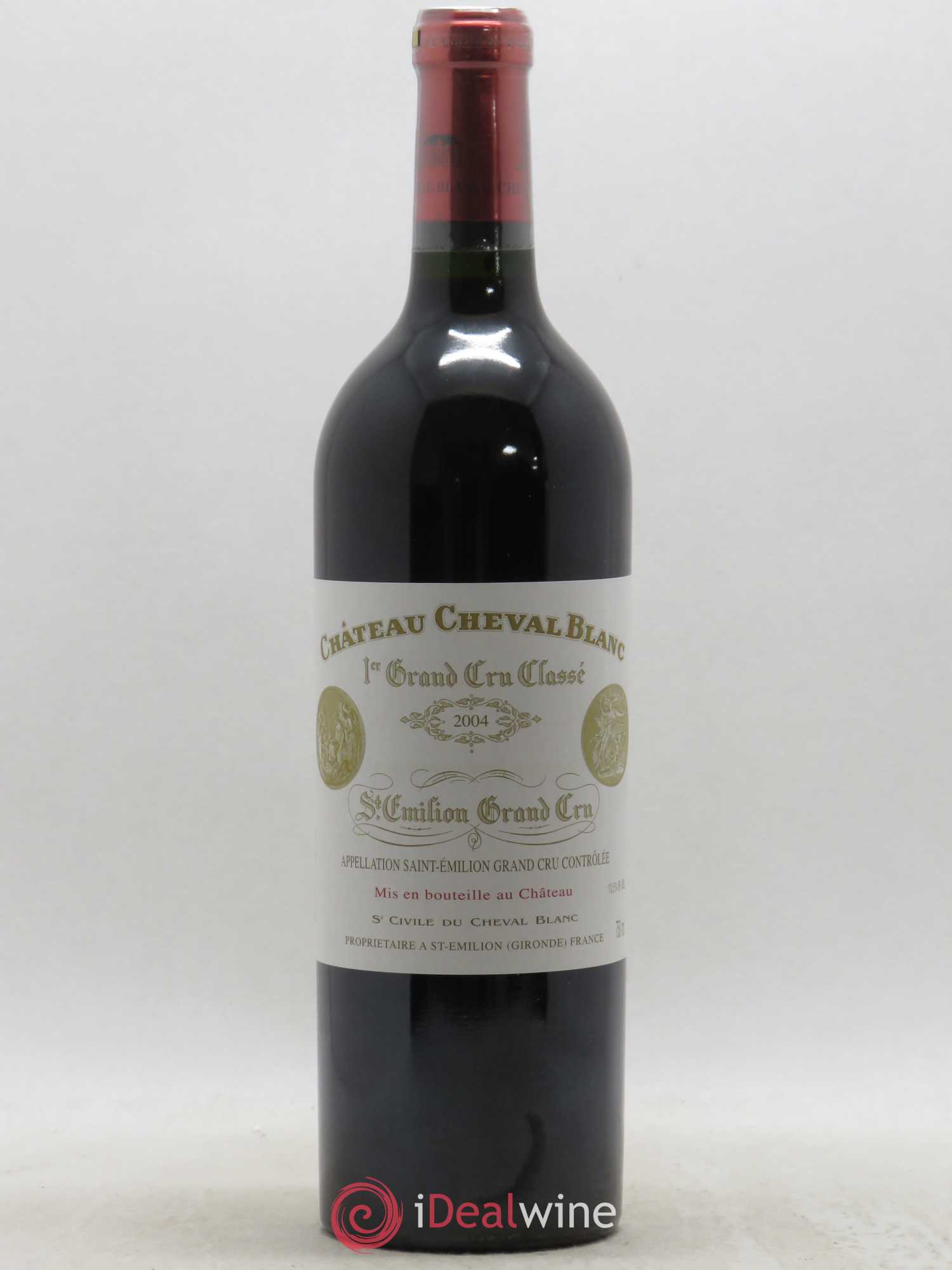 Château Cheval Blanc 1er Grand Cru Classé A 2004 - Lot de 1 bouteille - 0
