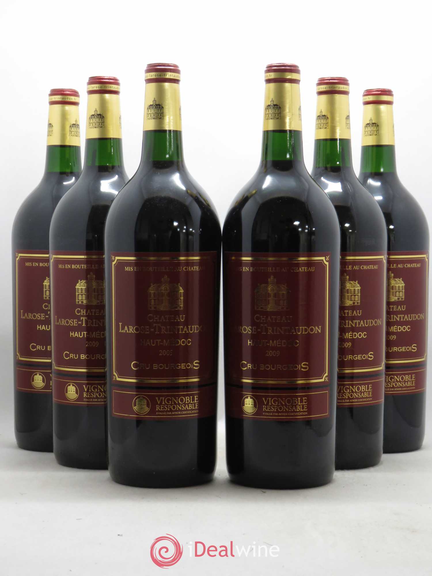Château Larose Trintaudon Cru Bourgeois 2009 - Lot de 6 magnums - 0