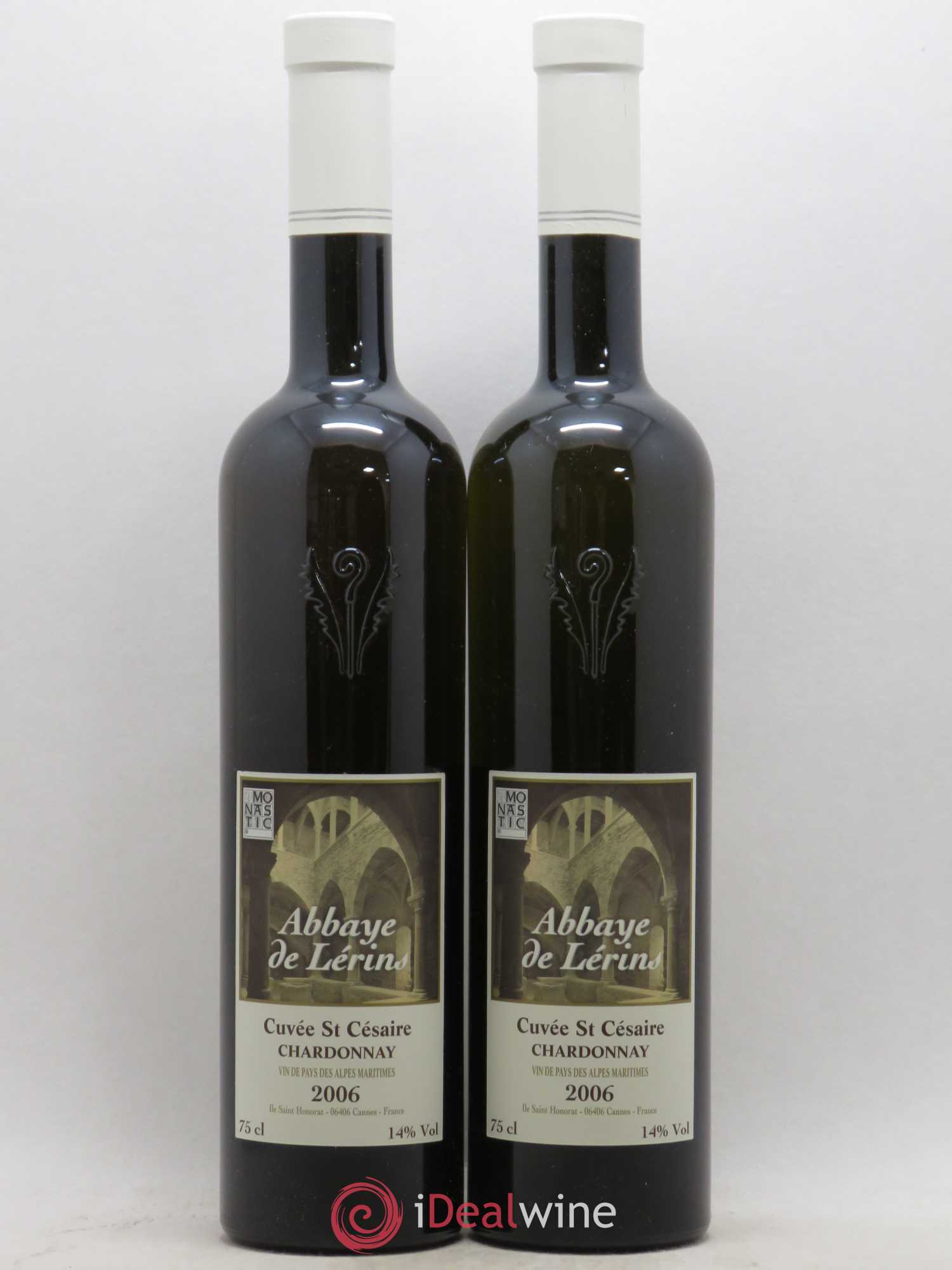 Divers VDP Alpes Maritimes Chardonnay Saint Césaire Abbaye de Lérins 2006 - Posten von 2 Flaschen - 0