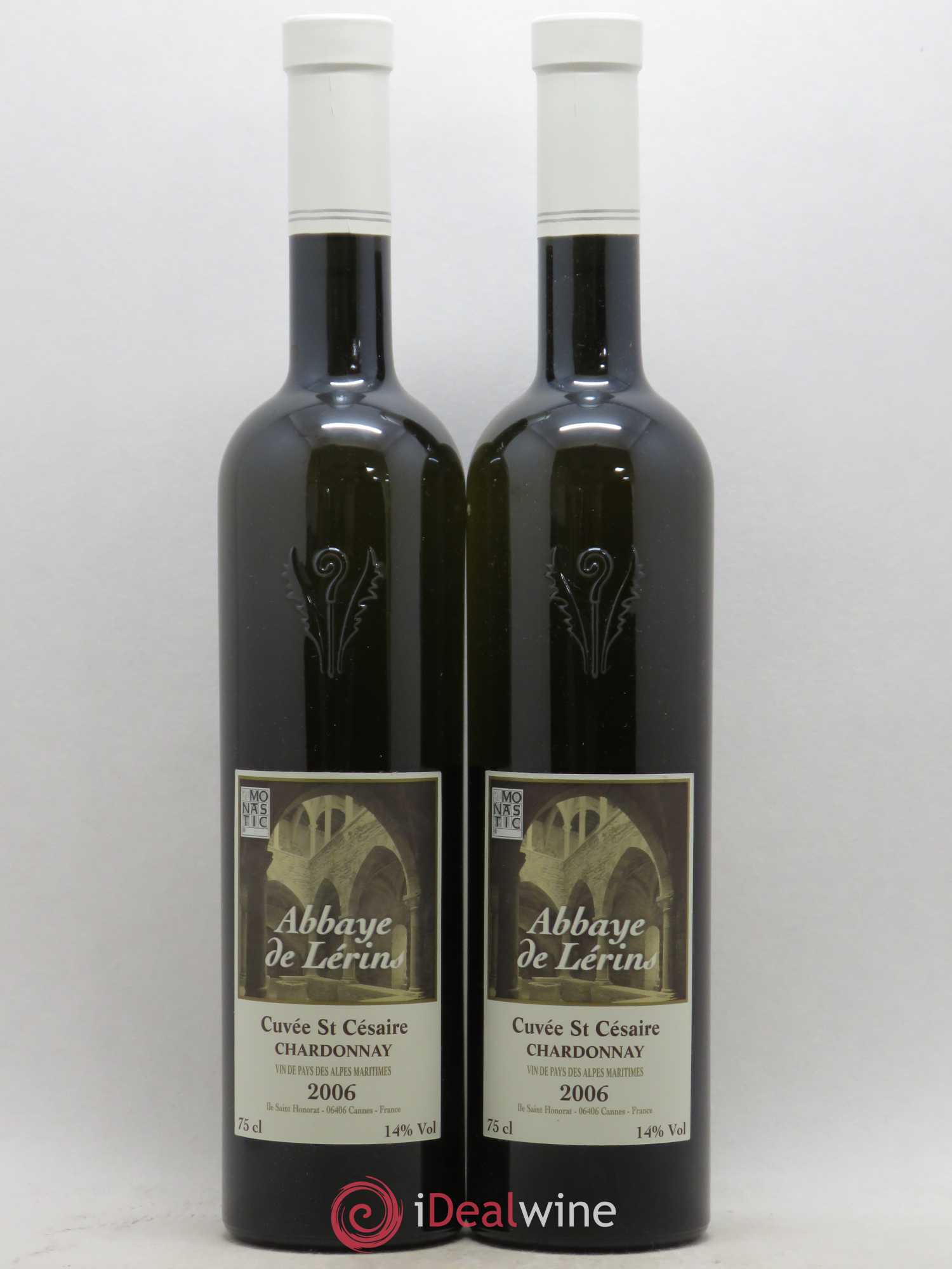 Divers VDP Alpes Maritimes Chardonnay Saint Césaire Abbaye de Lérins 2006 - Posten von 2 Flaschen - 0