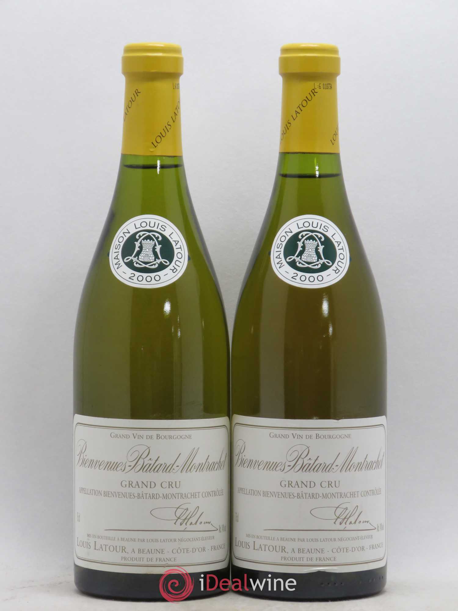 Bienvenues-Bâtard-Montrachet Grand Cru Louis Latour 2000 - Lot de 2 bouteilles - 0