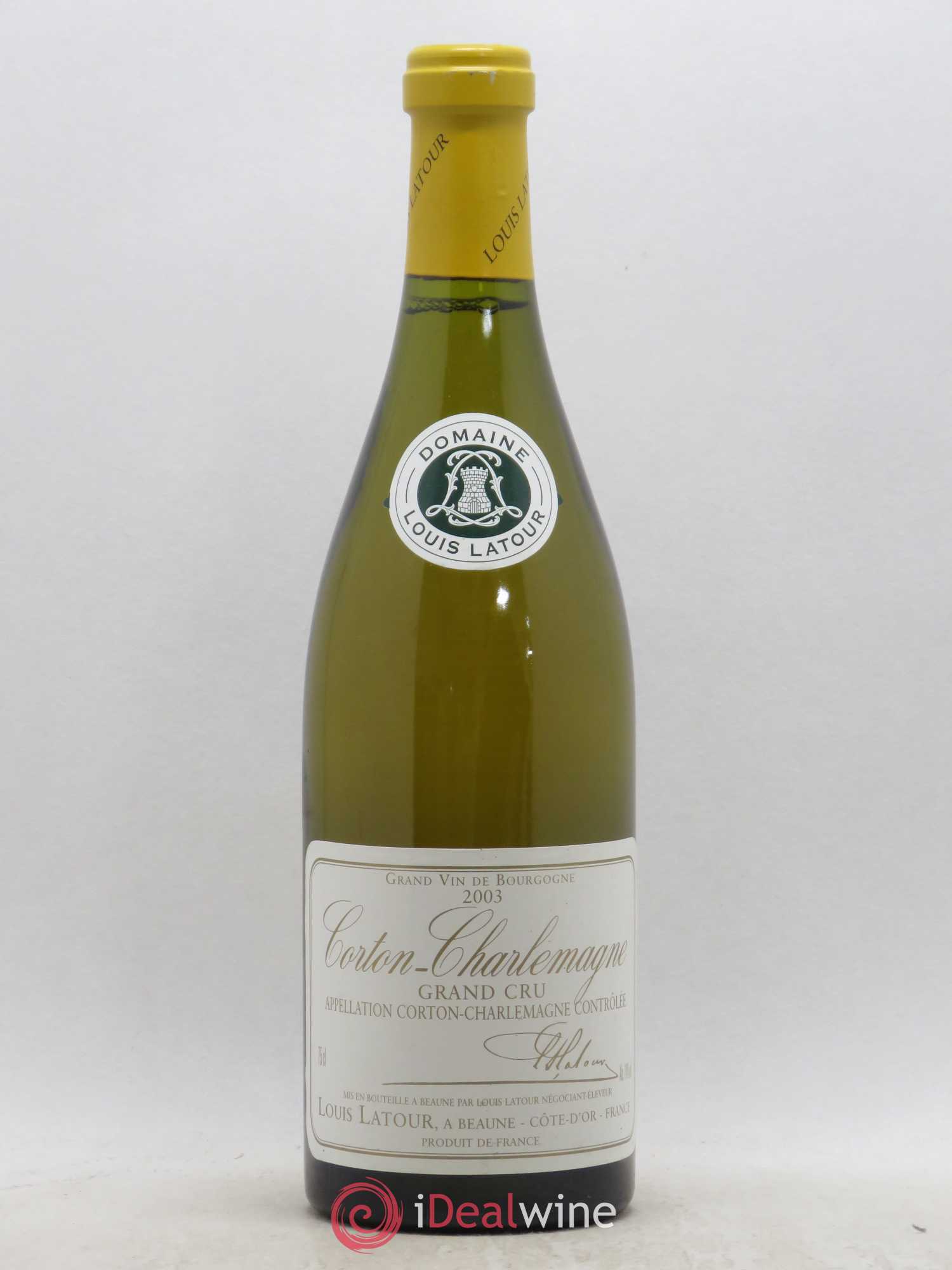 Corton-Charlemagne Grand Cru Louis Latour 2003 - Lot de 1 bouteille - 0