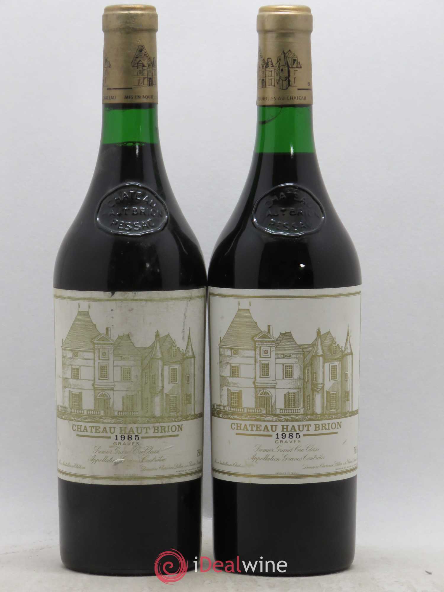 Château Haut Brion 1er Grand Cru Classé 1985 - Lot de 2 bouteilles - 0