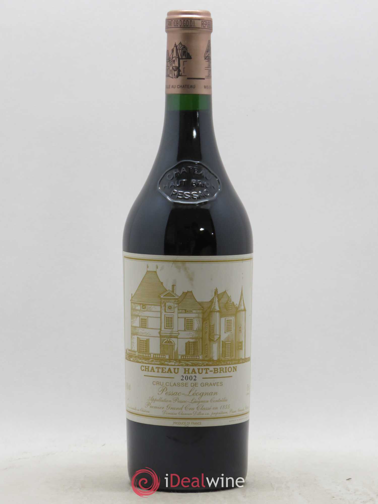 Château Haut Brion 1er Grand Cru Classé 2002 - Lot de 1 bouteille - 0