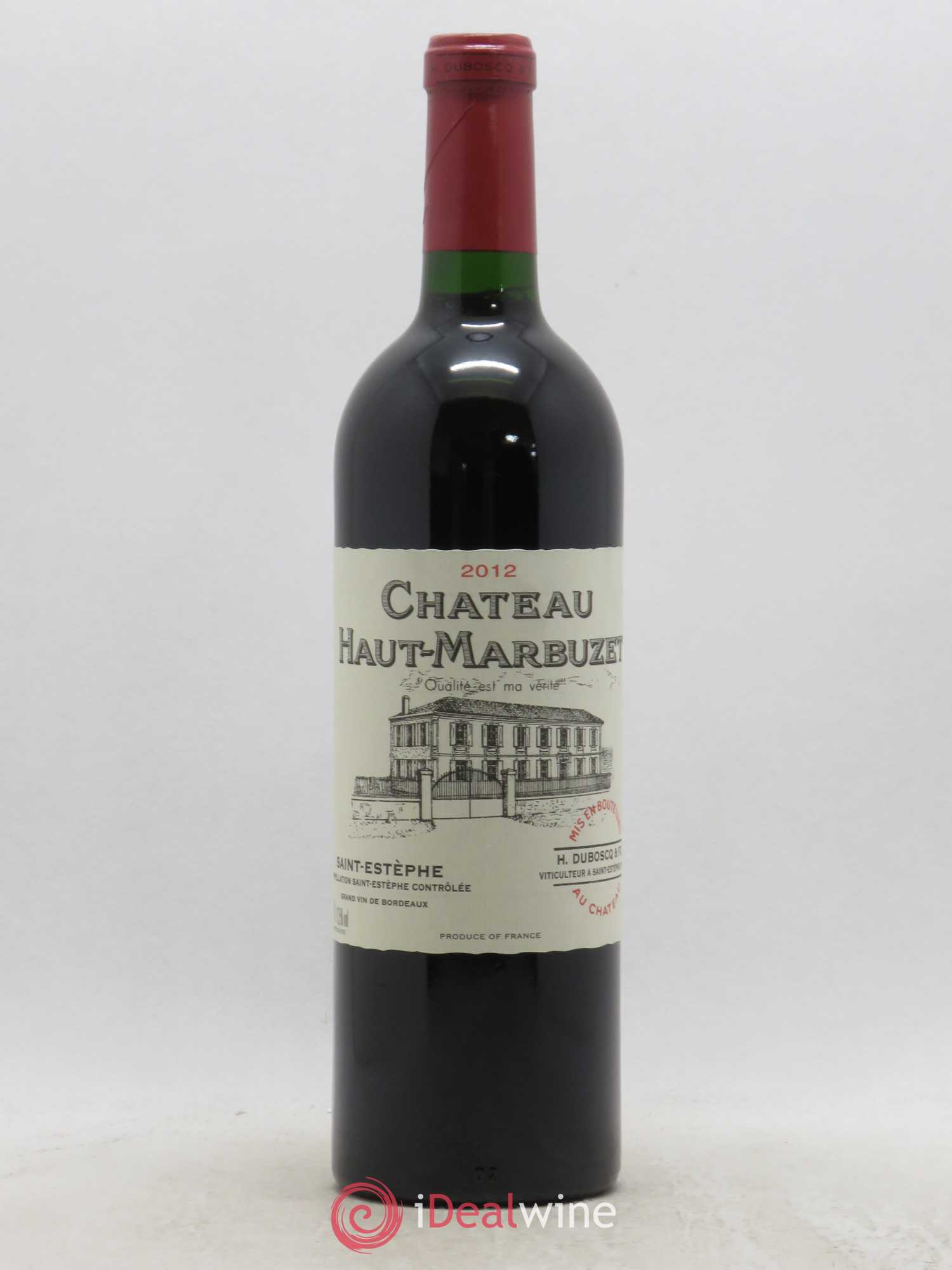 Château Haut Marbuzet 2012 - Lot de 1 bouteille - 0