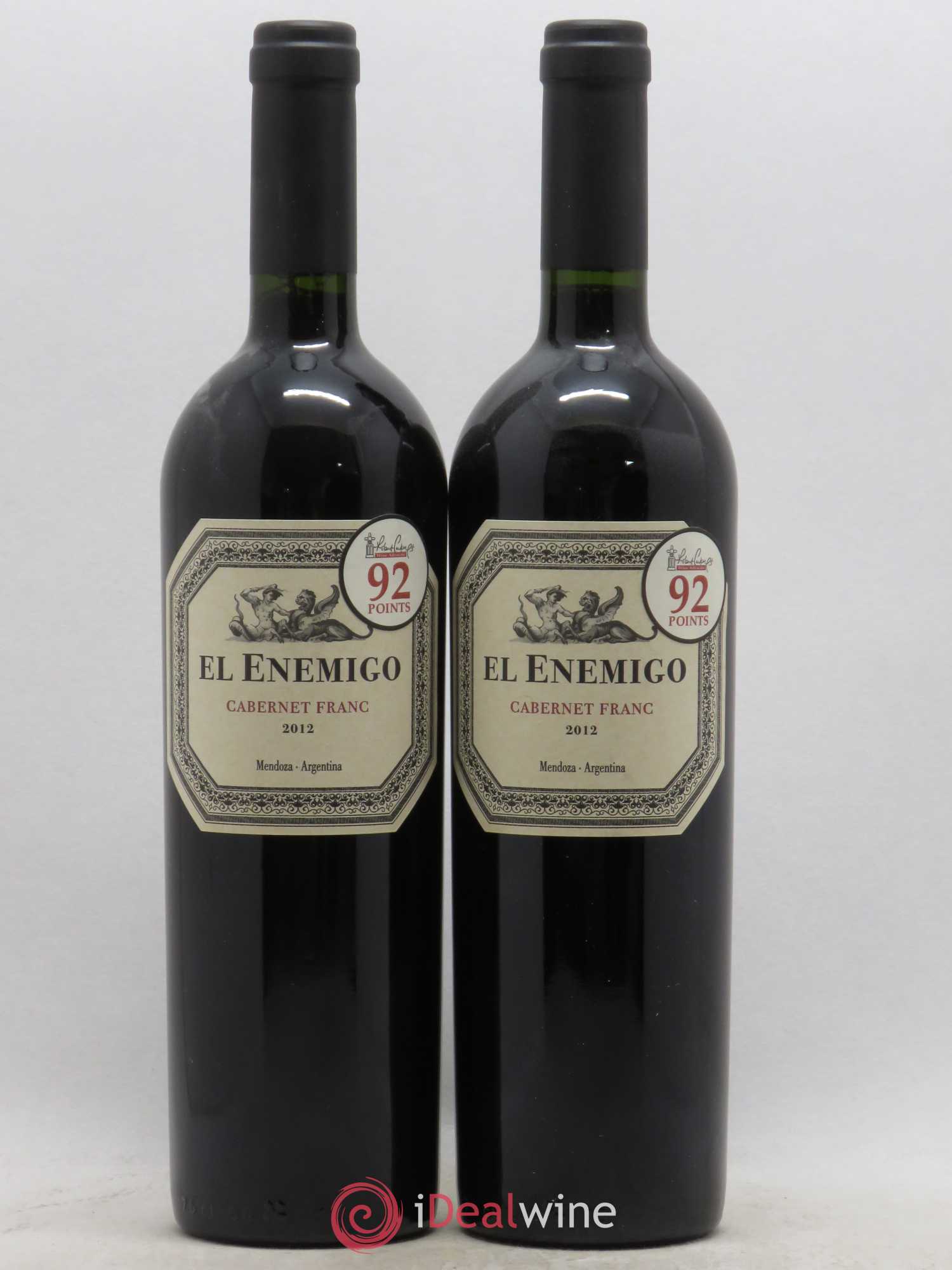 Mendoza Carbernet Franc El Enemigo 2012 - Lot de 2 bouteilles - 0