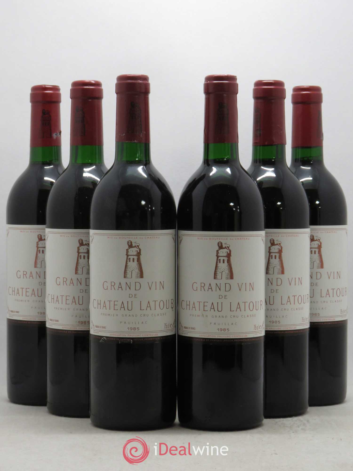 Château Latour 1er Grand Cru Classé 1985 - Lot de 6 bouteilles - 0