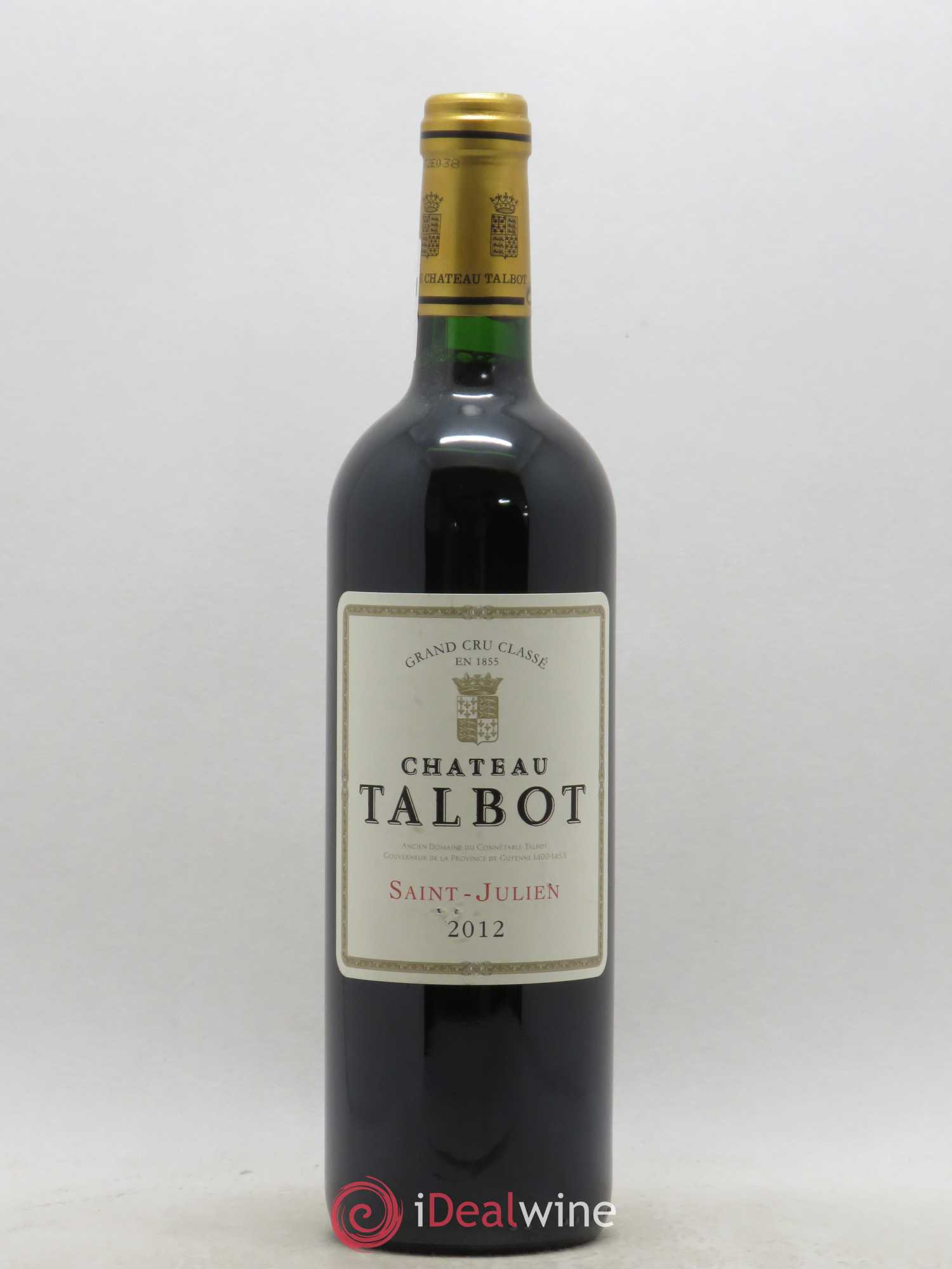 Château Talbot 4ème Grand Cru Classé 2012 - Lot de 1 bouteille - 0