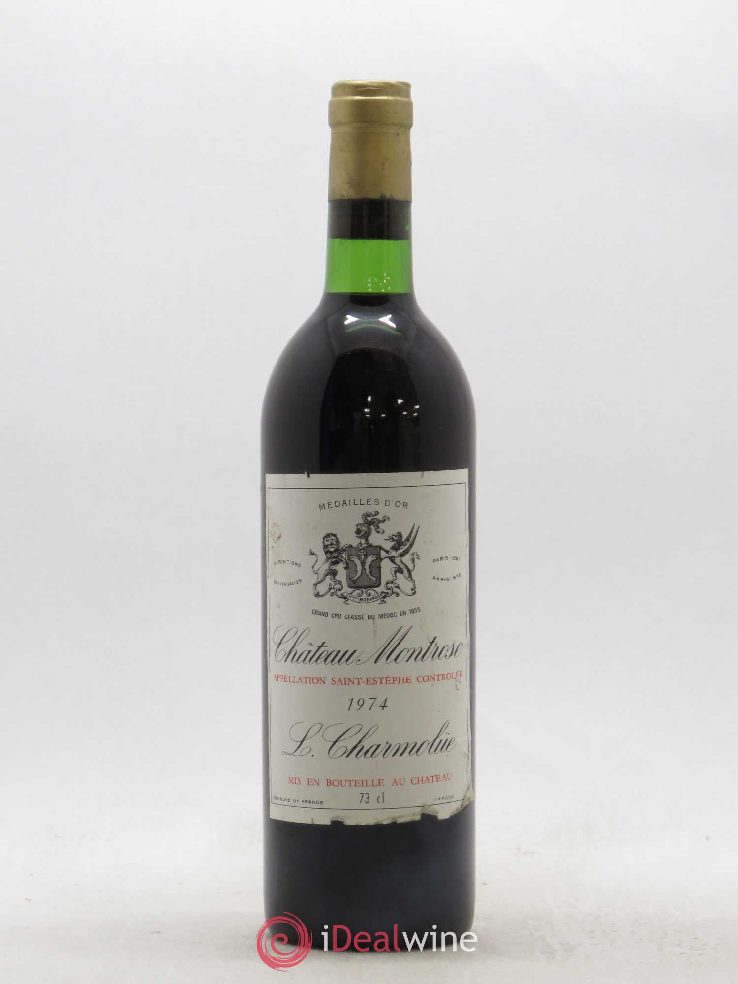 Château Montrose 2ème Grand Cru Classé 1974 - Lot de 1 bouteille - 0