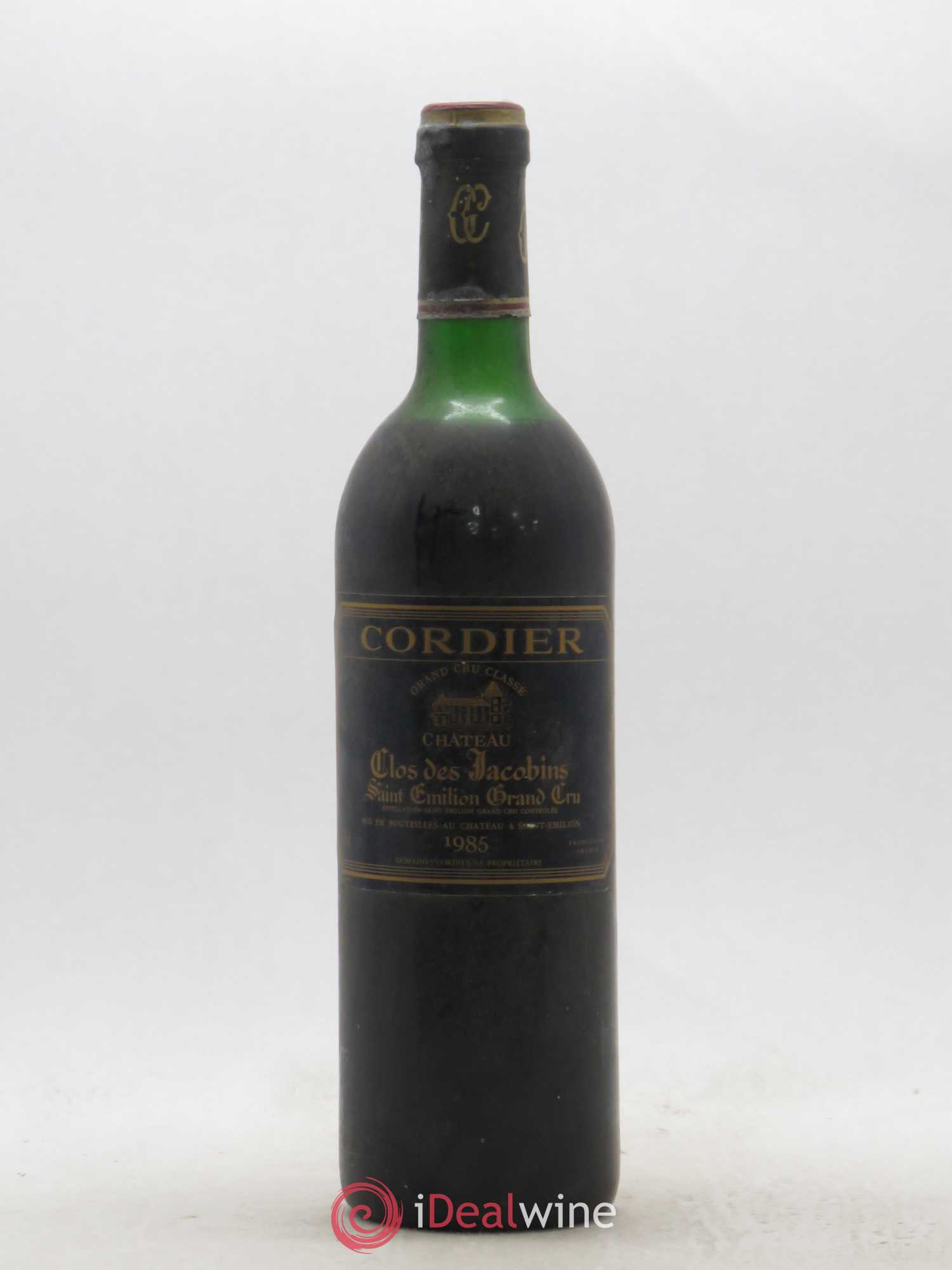 Château Clos des Jacobins Grand Cru Classé 1985 - Lot de 1 bouteille - 0