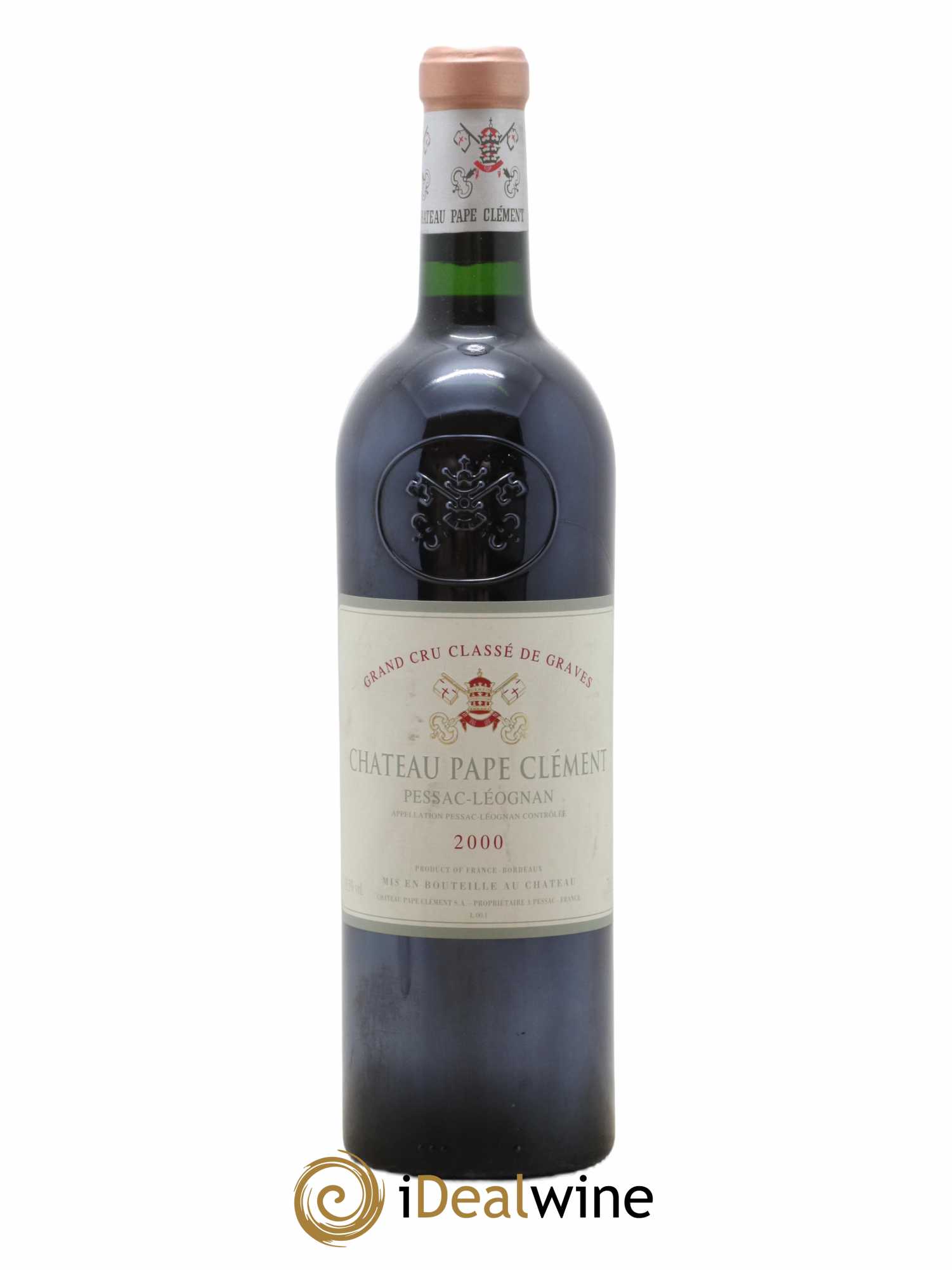 Château Pape Clément Cru Classé de Graves 2000 - Lot de 1 bouteille - 0