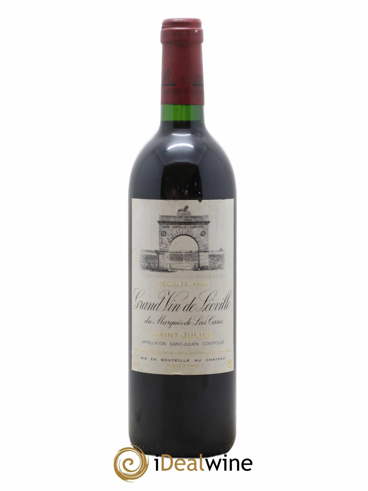 Château Léoville Las Cases 2ème Grand Cru Classé 1998 - Lot de 1 bouteille - 0