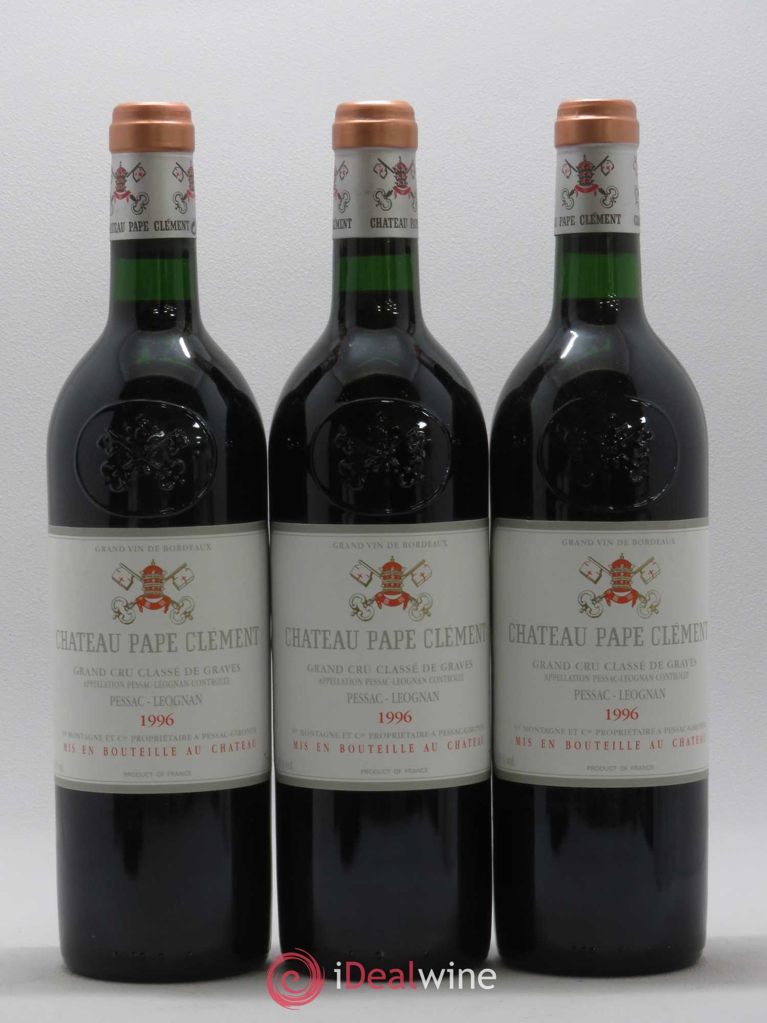 Château Pape Clément Cru Classé de Graves 1996 - Lot de 12 bouteilles - 3