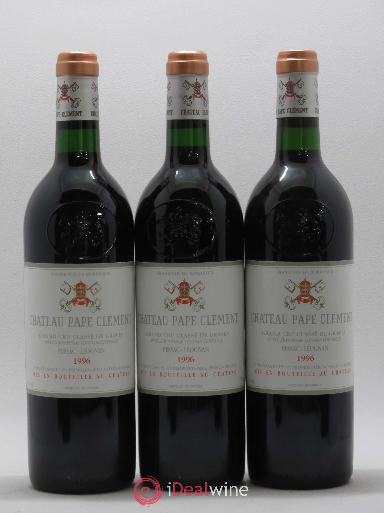 Château Pape Clément Cru Classé de Graves 1996 - Lot de 12 bouteilles - 4