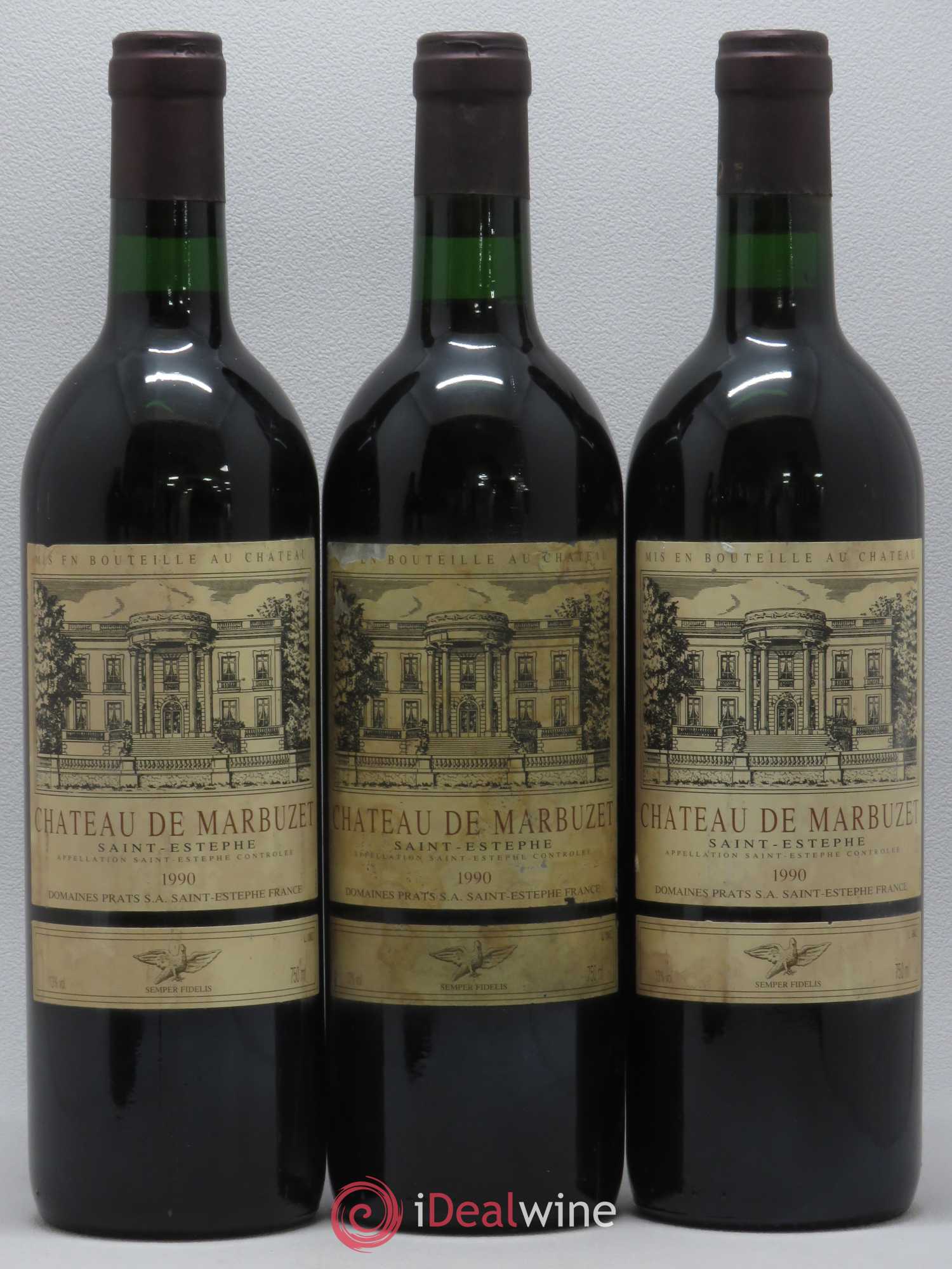 Château de Marbuzet Cru Bourgeois 1990 - Lot de 6 bouteilles - 2