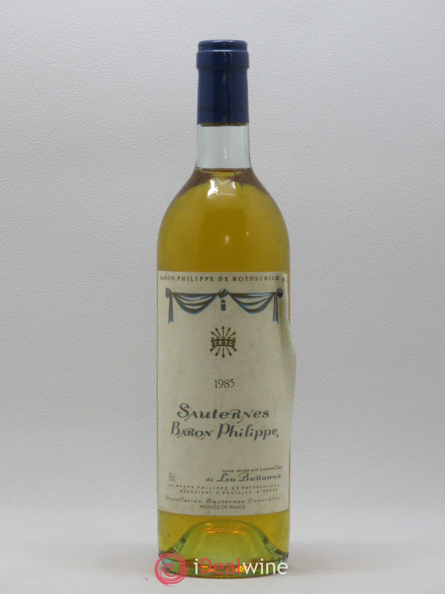 Sauternes Baron Philippe 1985 - Posten von 1 Flasche - 0
