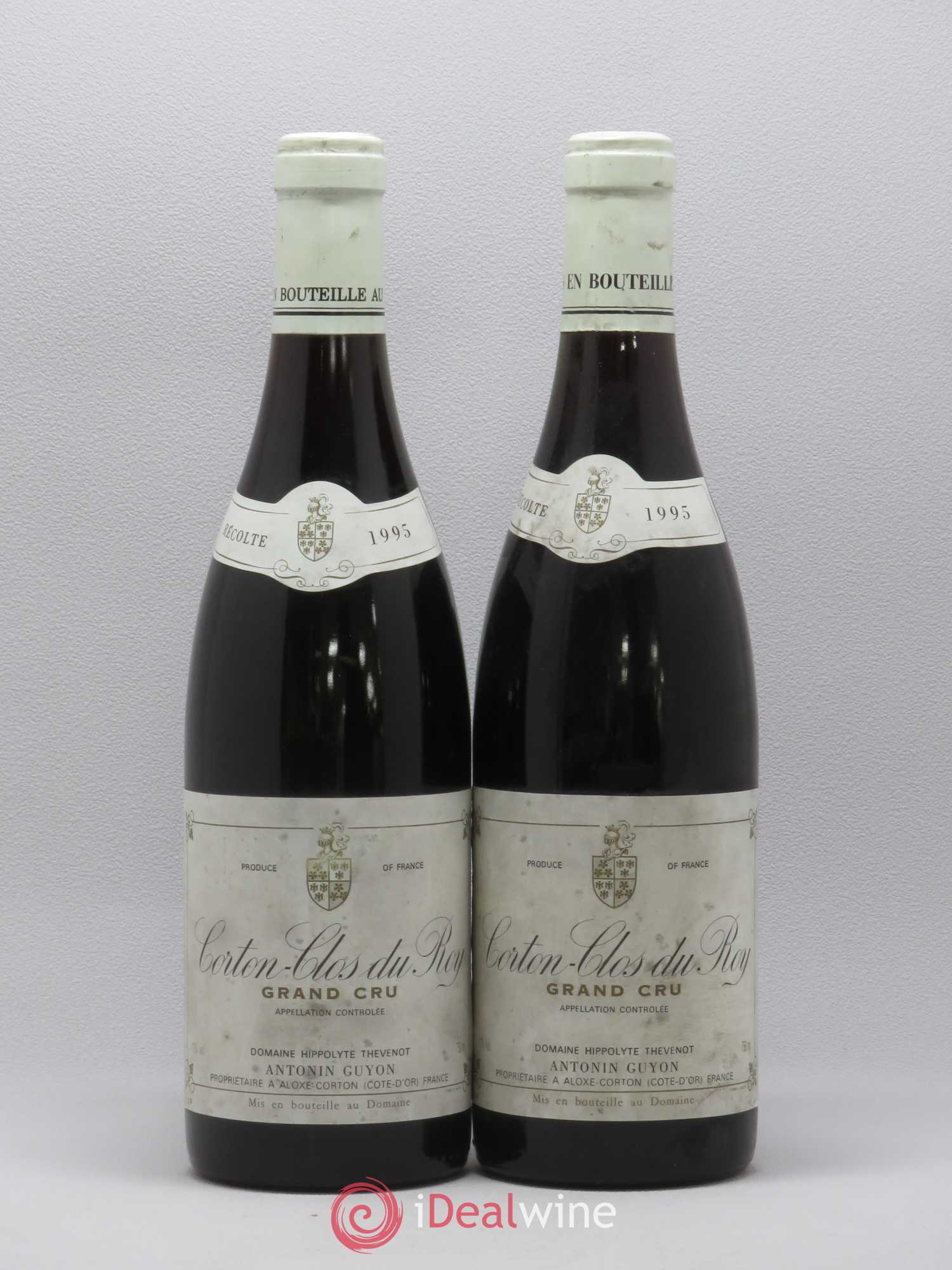 Corton Grand Cru Clos du Roy Antonin Guyon 1995 - Posten von 2 Flaschen - 0