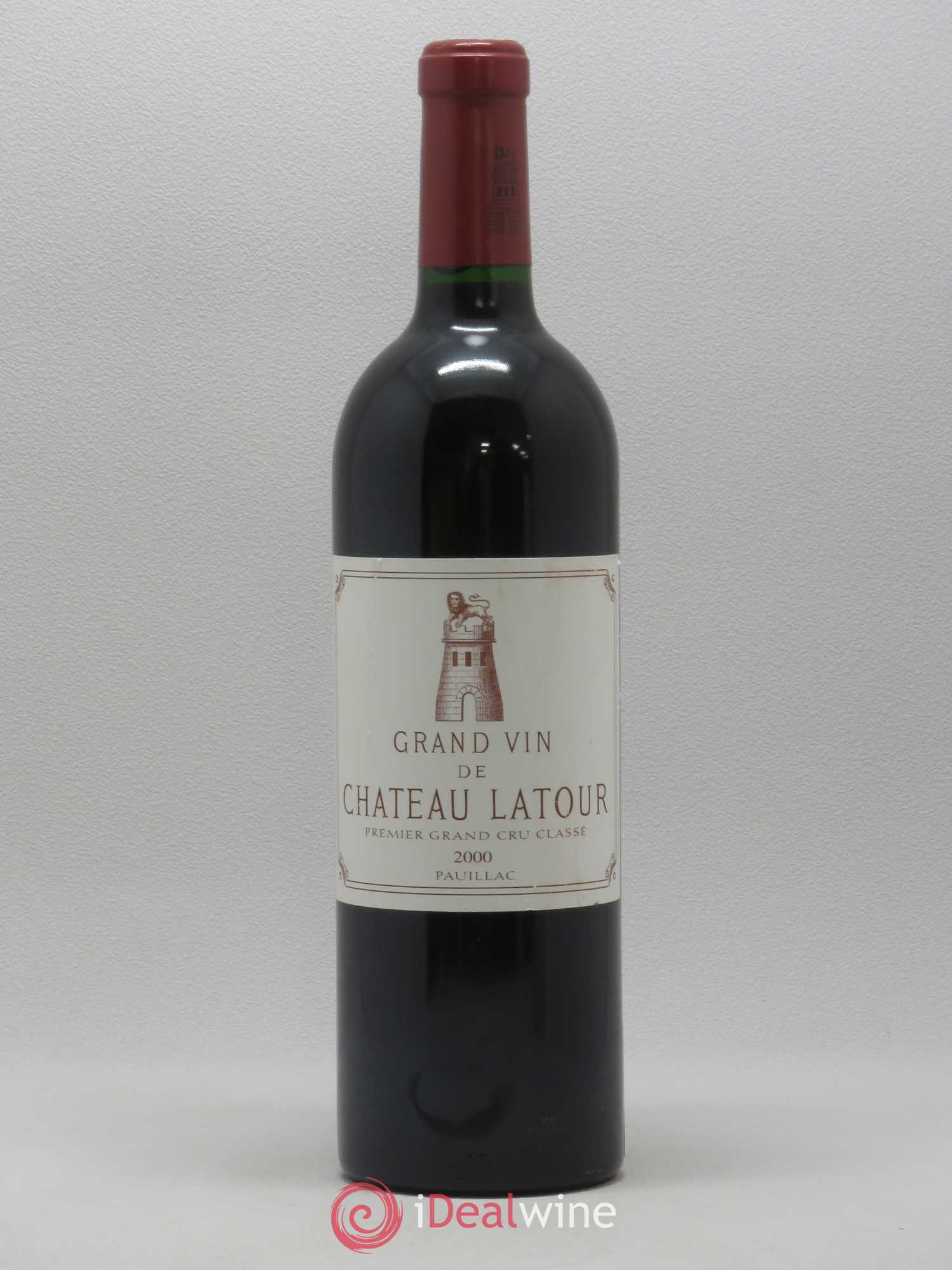 Château Latour 1er Grand Cru Classé 2000 - Lot de 1 bouteille - 0
