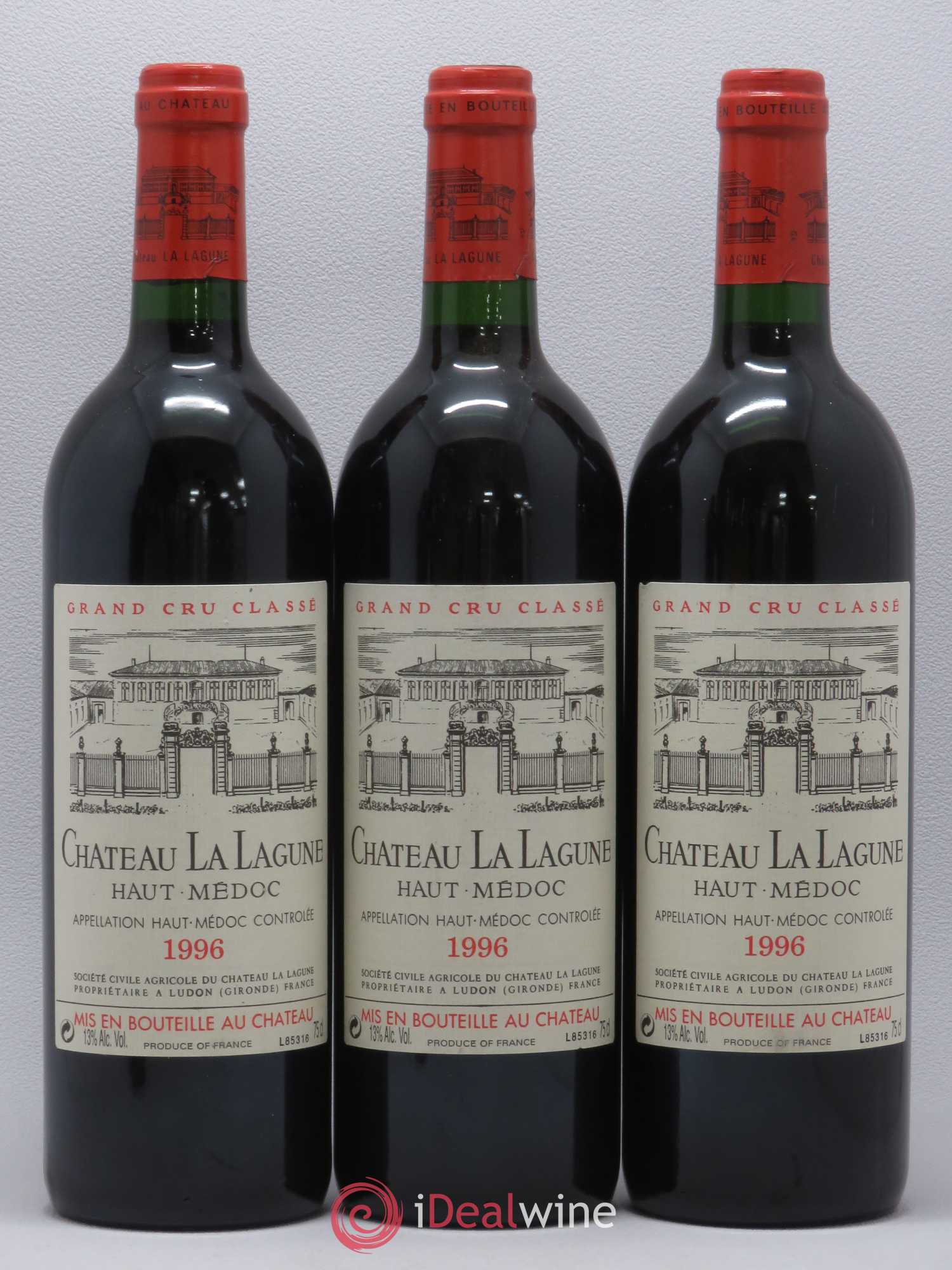 Château la Lagune 3ème Grand Cru Classé 1996 - Lot de 6 bouteilles - 2
