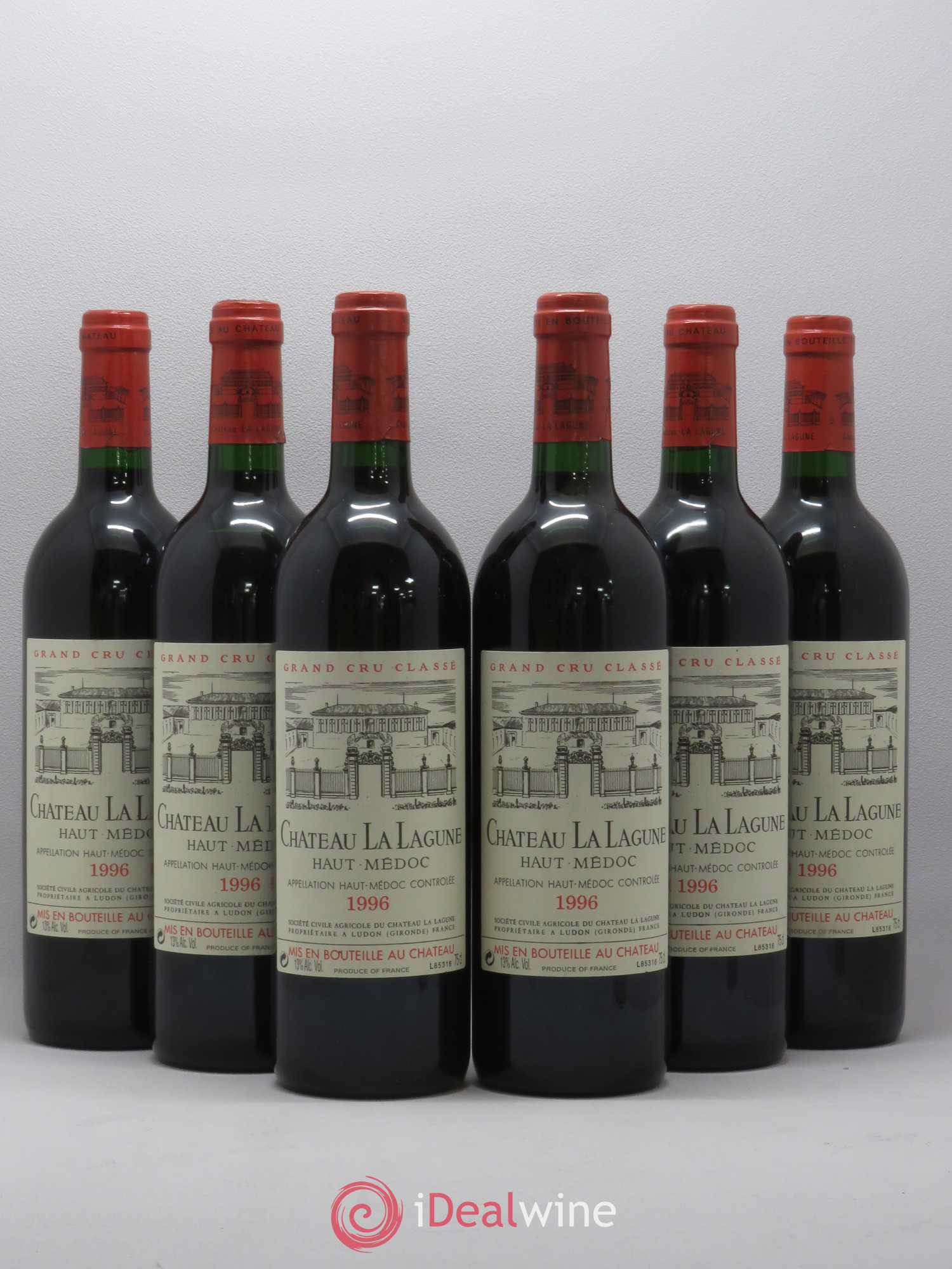 Château la Lagune 3ème Grand Cru Classé 1996 - Lot de 6 bouteilles - 0