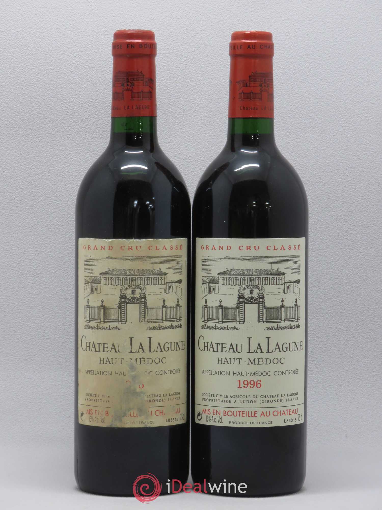 Château la Lagune 3ème Grand Cru Classé 1996 - Lot de 2 bouteilles - 0