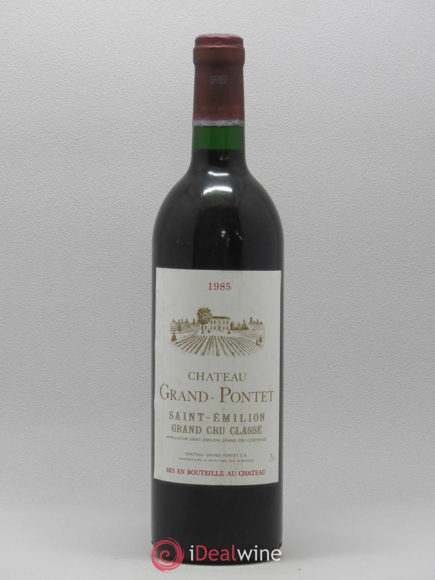 Château Grand Pontet Grand Cru Classé 1985 - Lot de 1 bouteille - 0