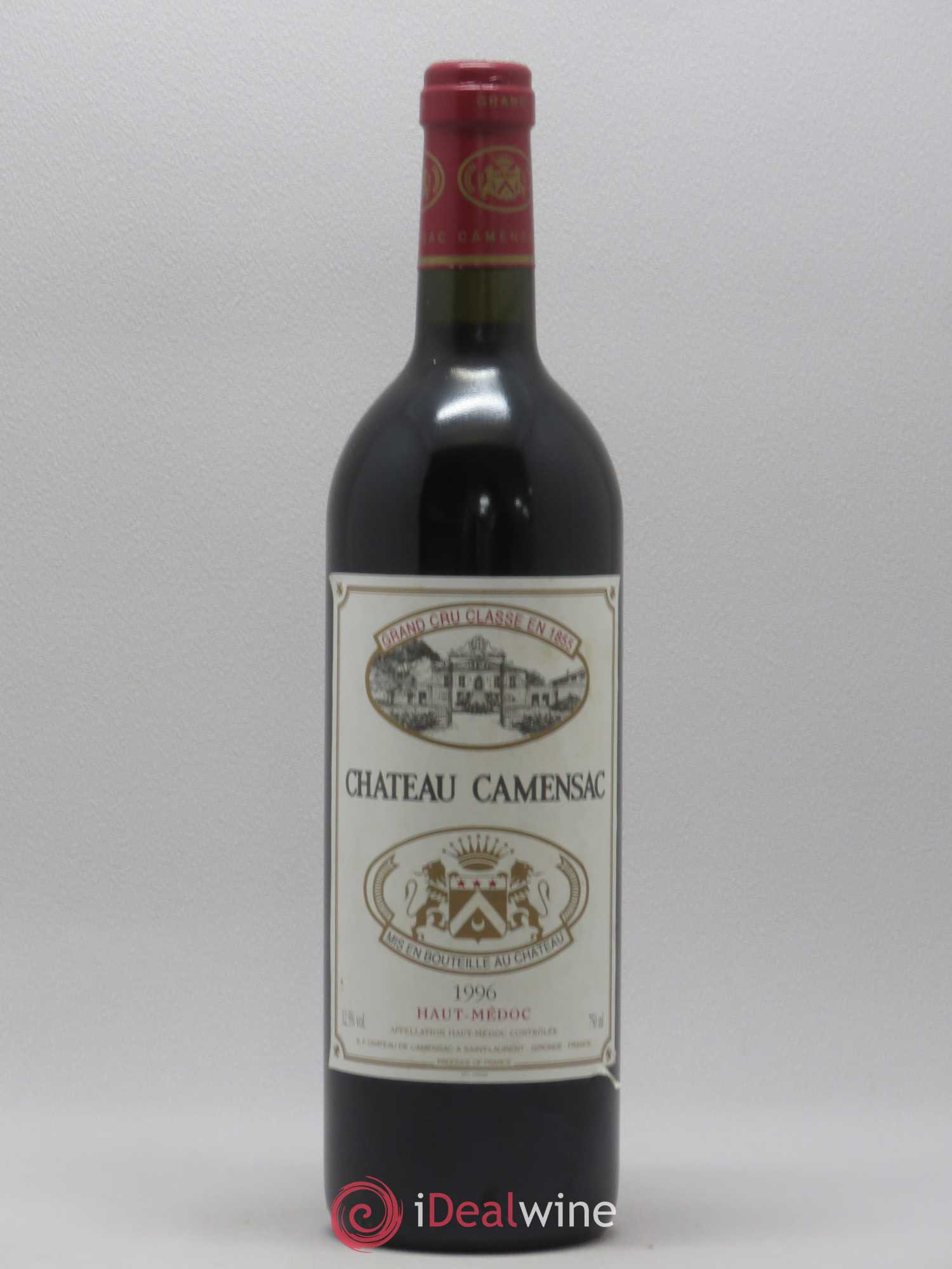 Château Camensac 5ème Grand Cru Classé 1996 - Lot de 1 bouteille - 0