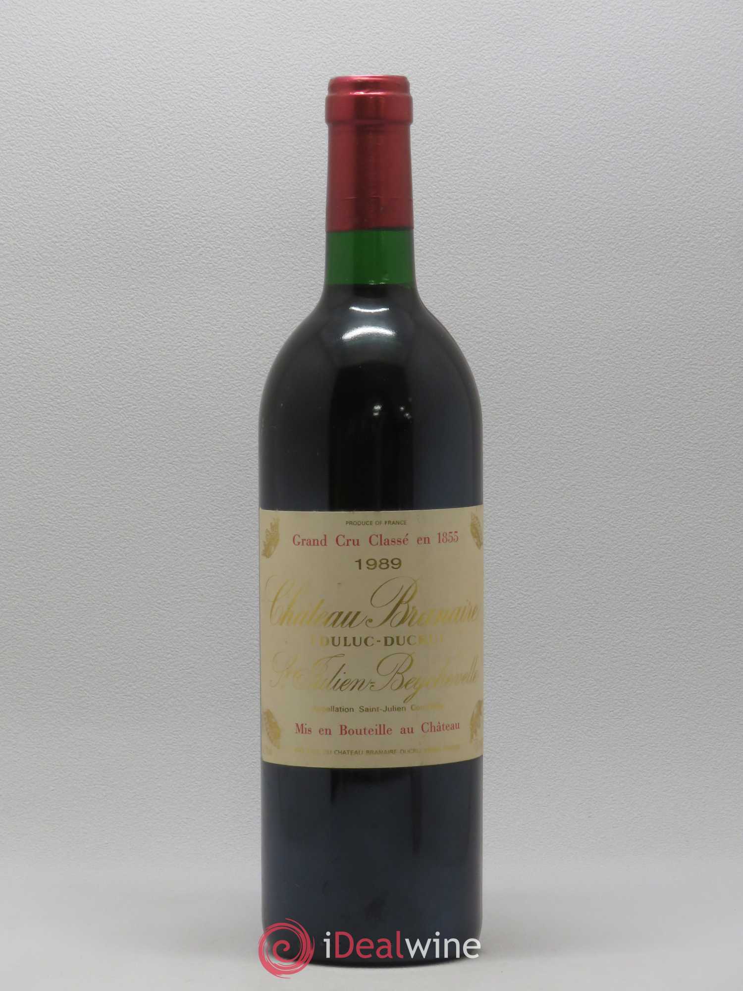 Château Branaire Ducru 4ème Grand Cru Classé 1989 - Lot de 1 bouteille - 0
