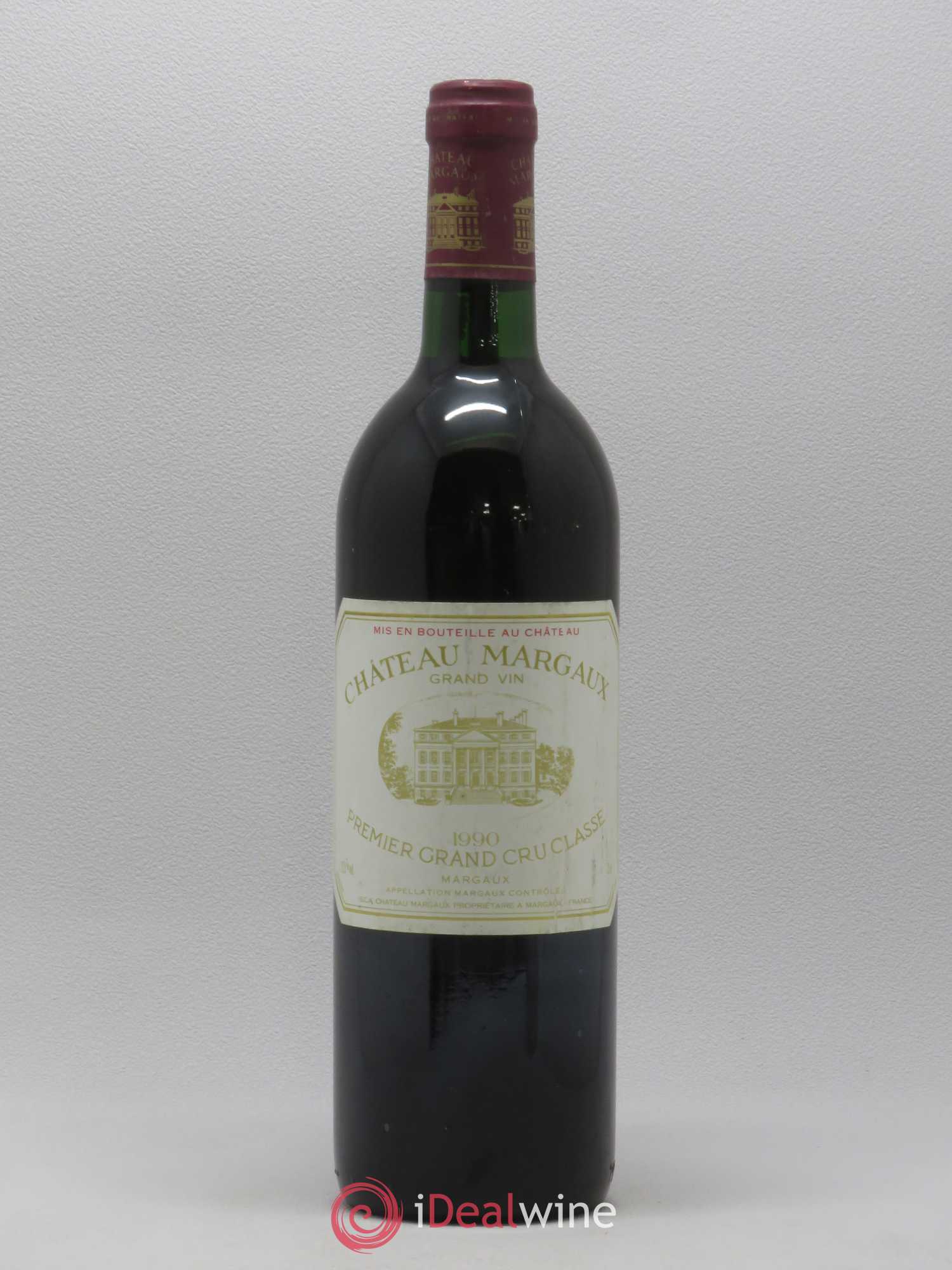 Château Margaux 1er Grand Cru Classé 1990 - Lot de 1 bouteille - 0