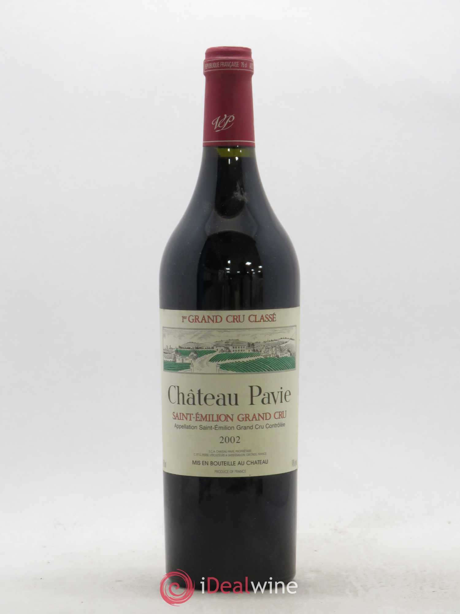 Château Pavie 1er Grand Cru Classé A 2002 - Lot de 1 bouteille - 0