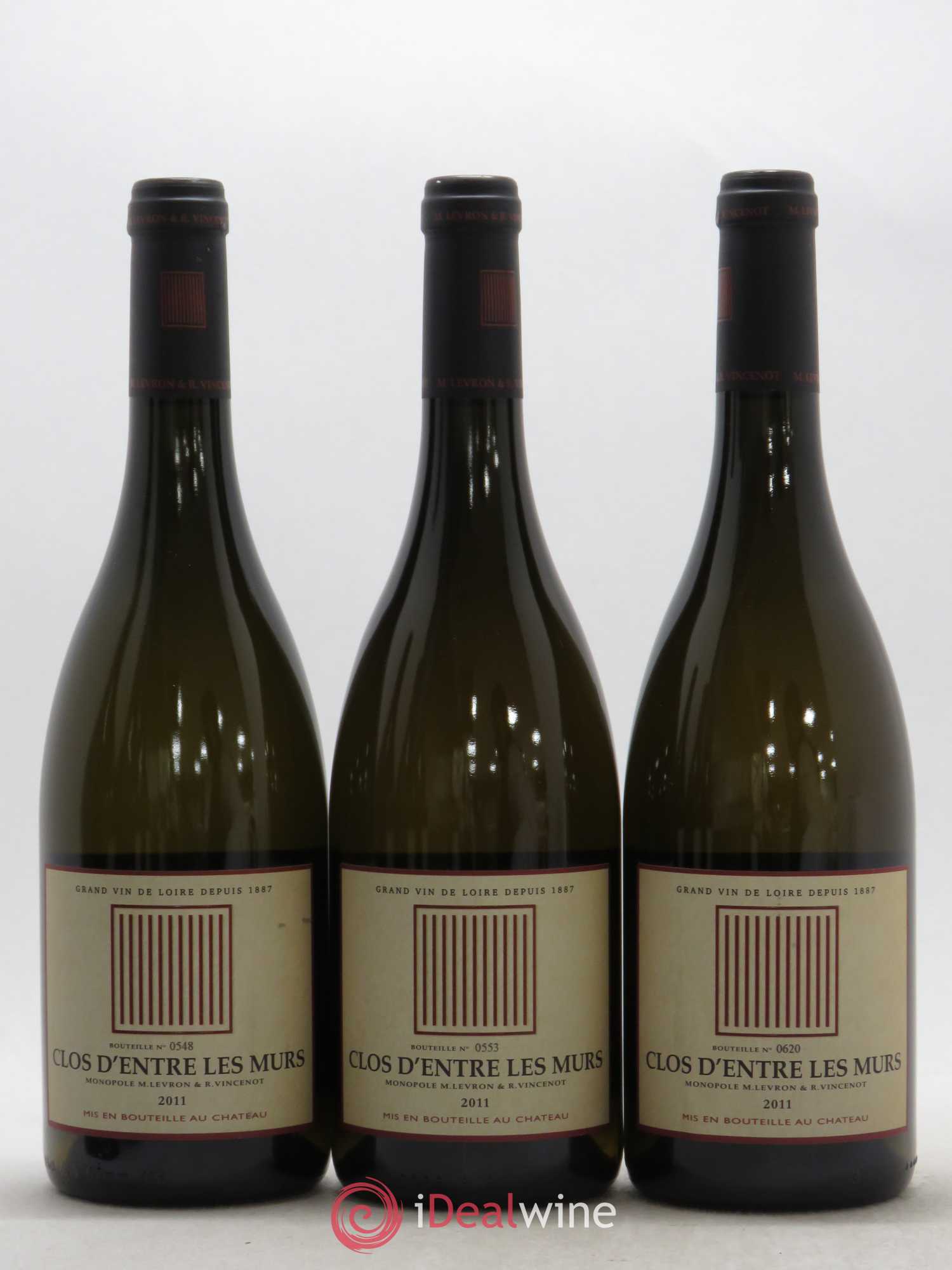 Saumur Le Clos entre les Murs Château de Parnay 2011 - Lot de 6 bouteilles - 1