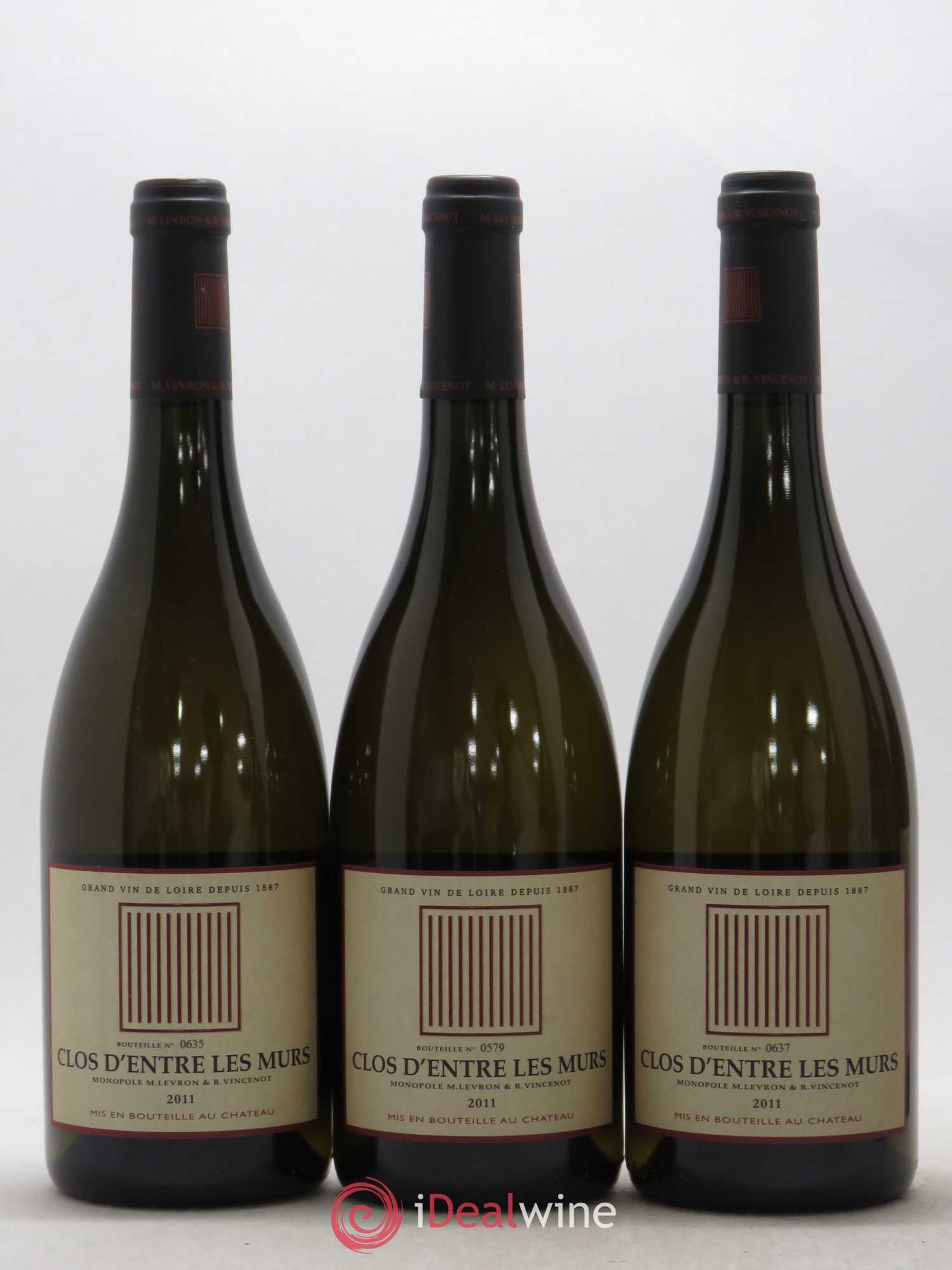 Saumur Le Clos entre les Murs Château de Parnay 2011 - Lot de 6 bouteilles - 3