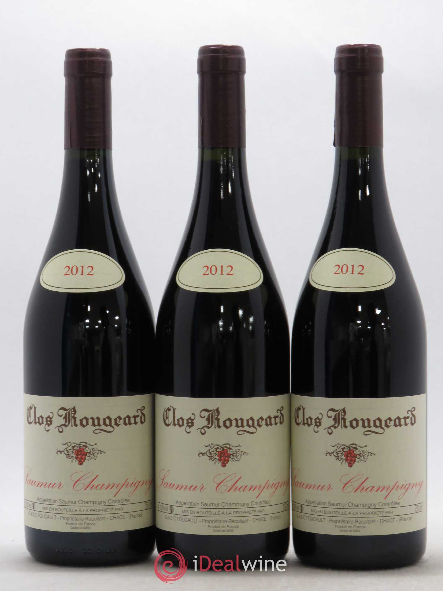 Saumur-Champigny Clos Rougeard 2012 - Posten von 3 Flaschen - 0