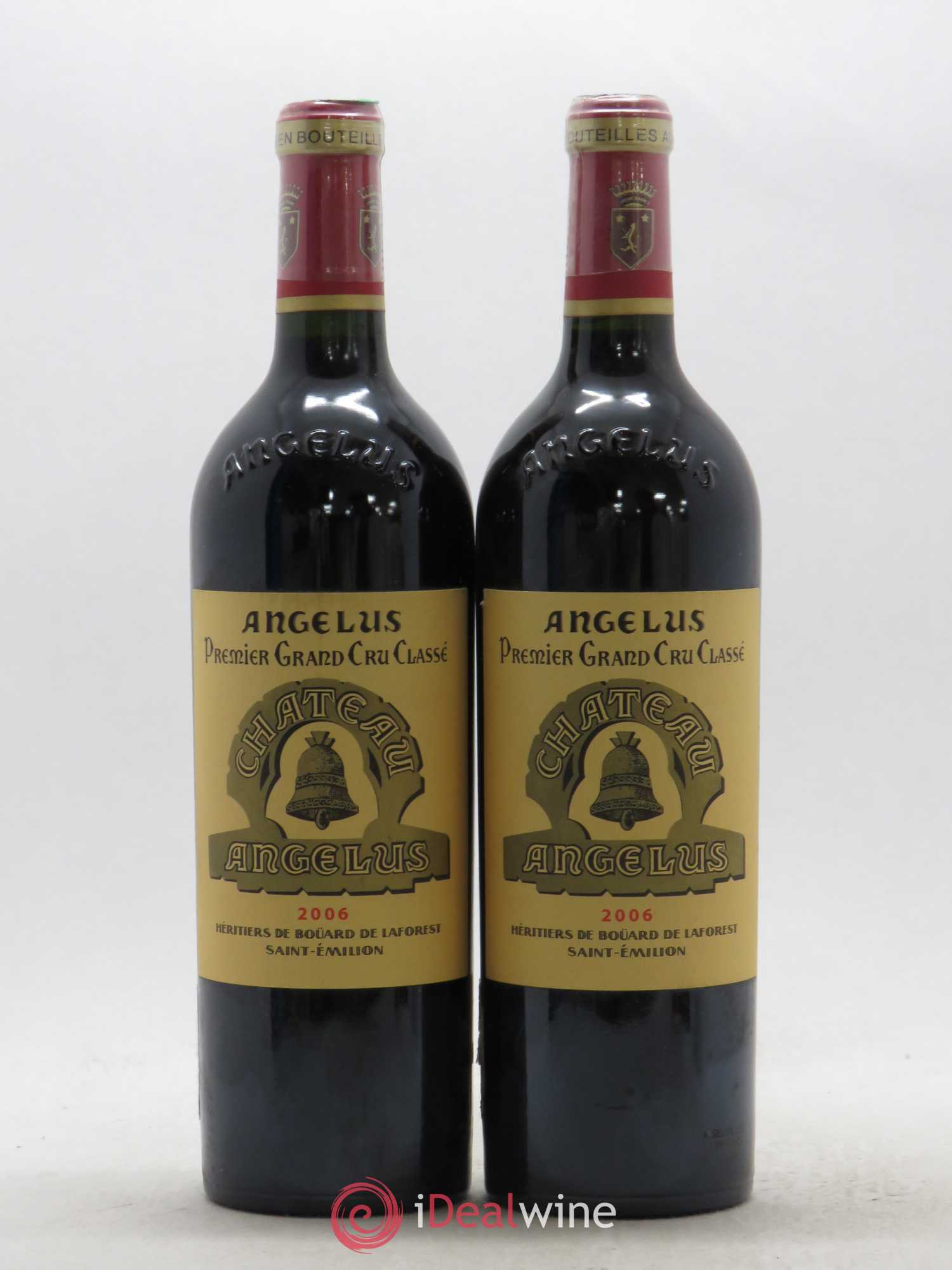 Château Angélus 1er Grand Cru Classé A 2006 - Lot de 2 bouteilles - 0