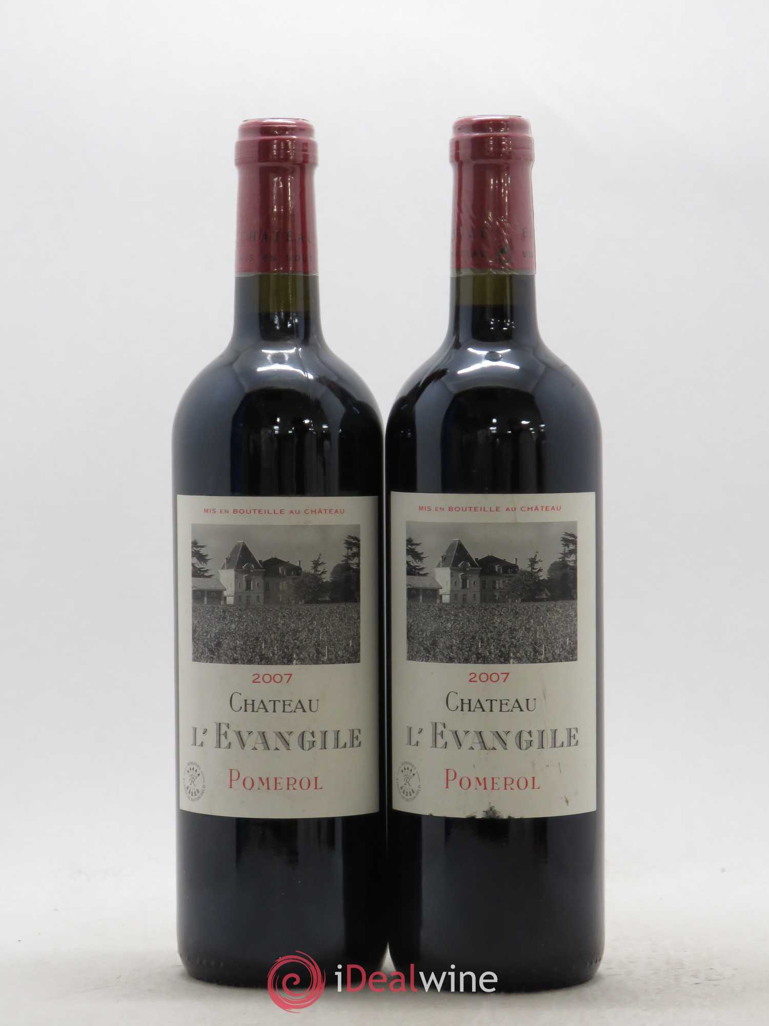 Château l' Évangile 2007 - Lot de 2 bouteilles - 0