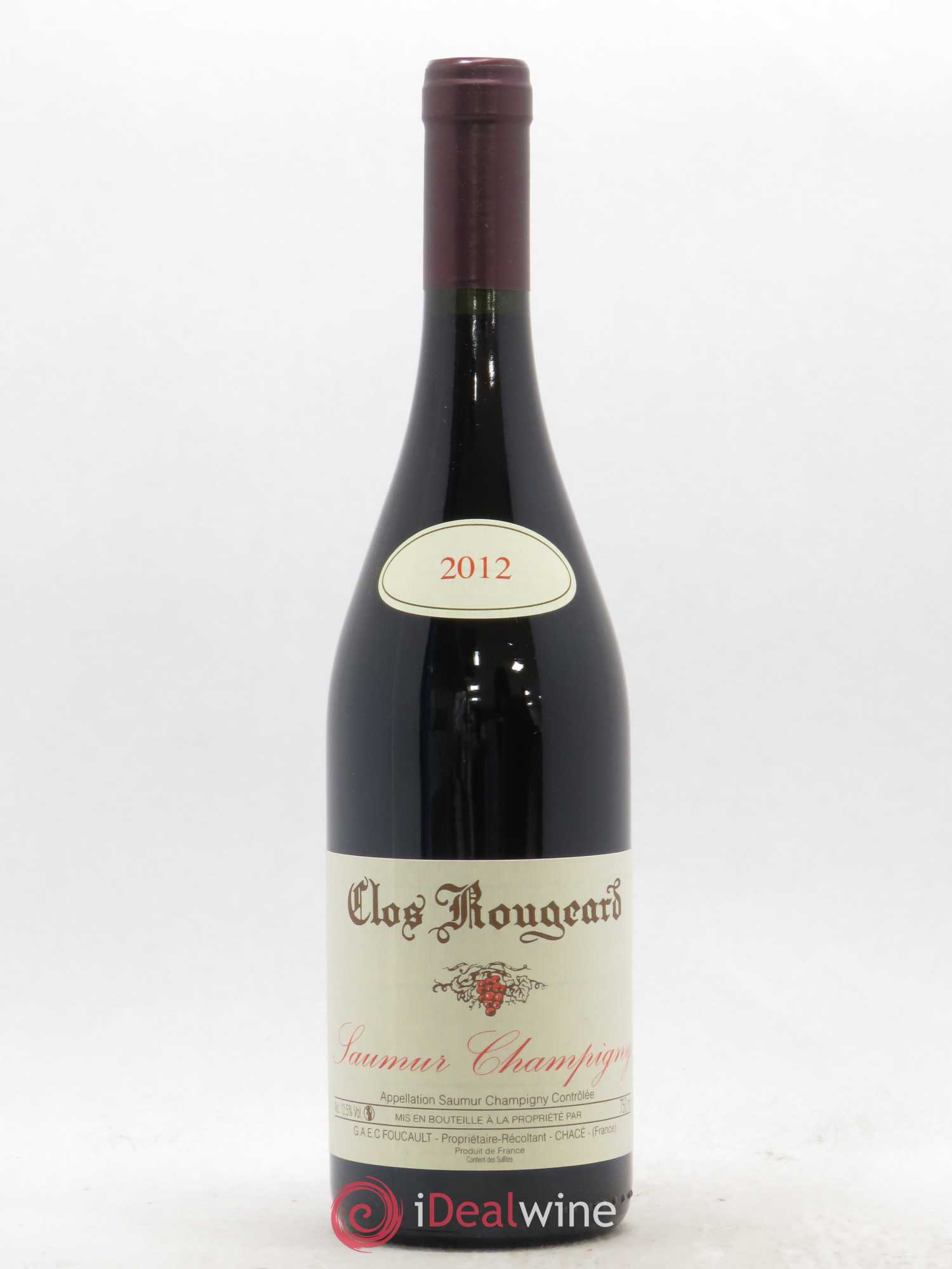 Saumur-Champigny Clos Rougeard 2012 - Lot de 1 bouteille - 0