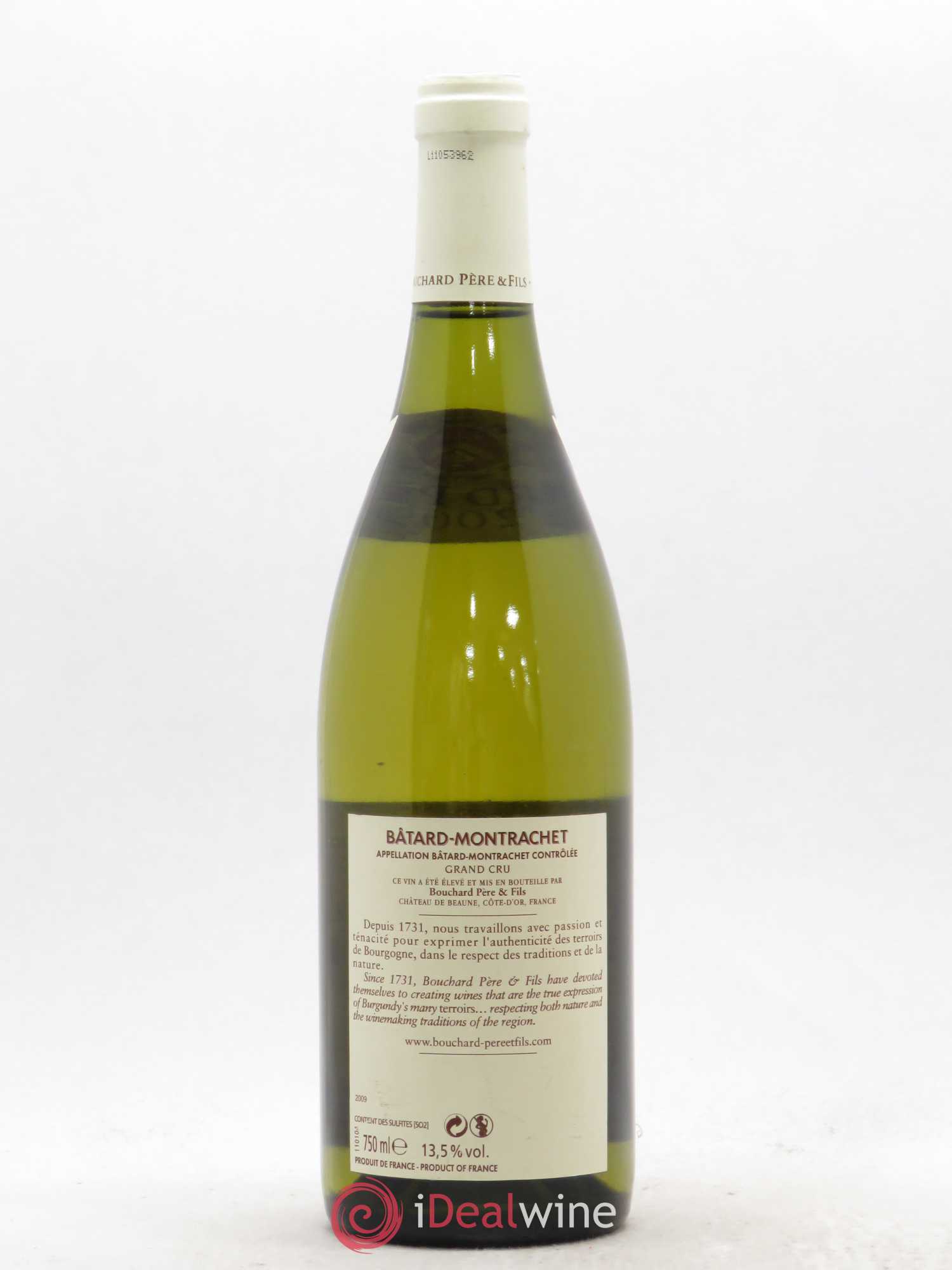Bâtard-Montrachet Grand Cru Bouchard Père & Fils 2009 - Lot de 1 bouteille - 1