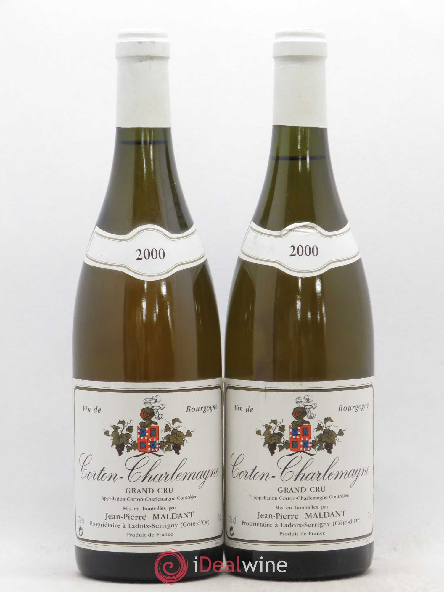 Corton-Charlemagne Grand Cru J.P Maldant 2000 - Posten von 2 Flaschen - 0