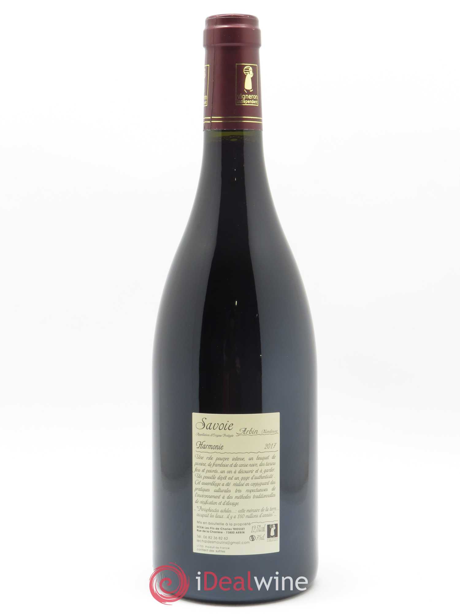 Vin de Savoie Arbin Harmonie Trosset 2017 - Lot de 1 bouteille - 1