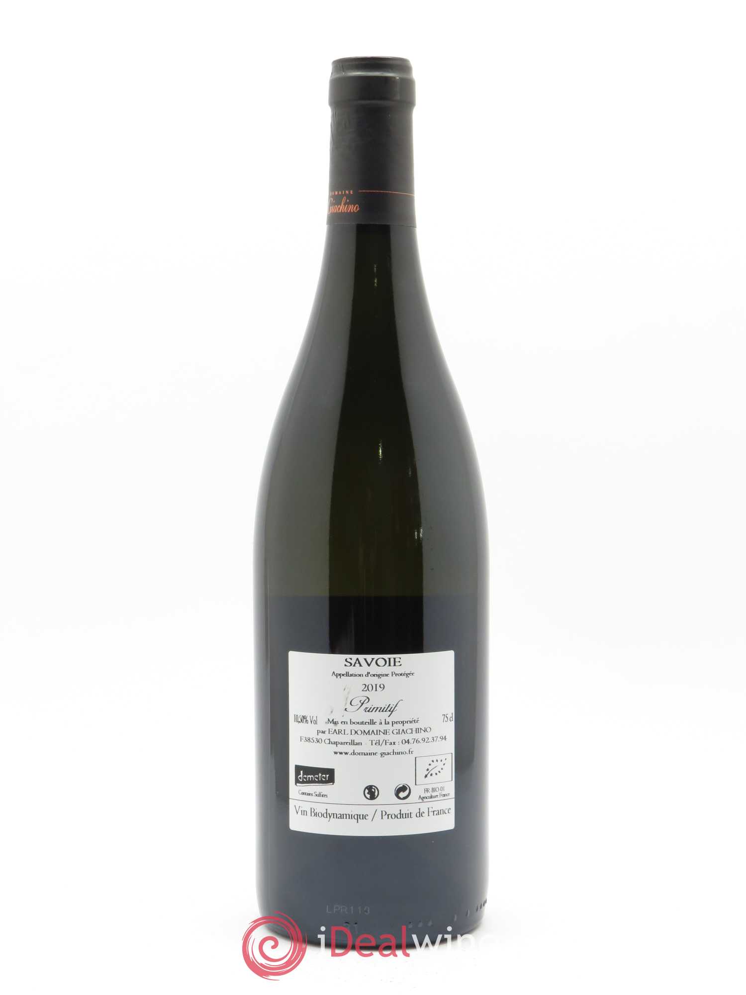 Vin de Savoie Primitif Giachino 2019 - Lot de 1 bouteille - 1