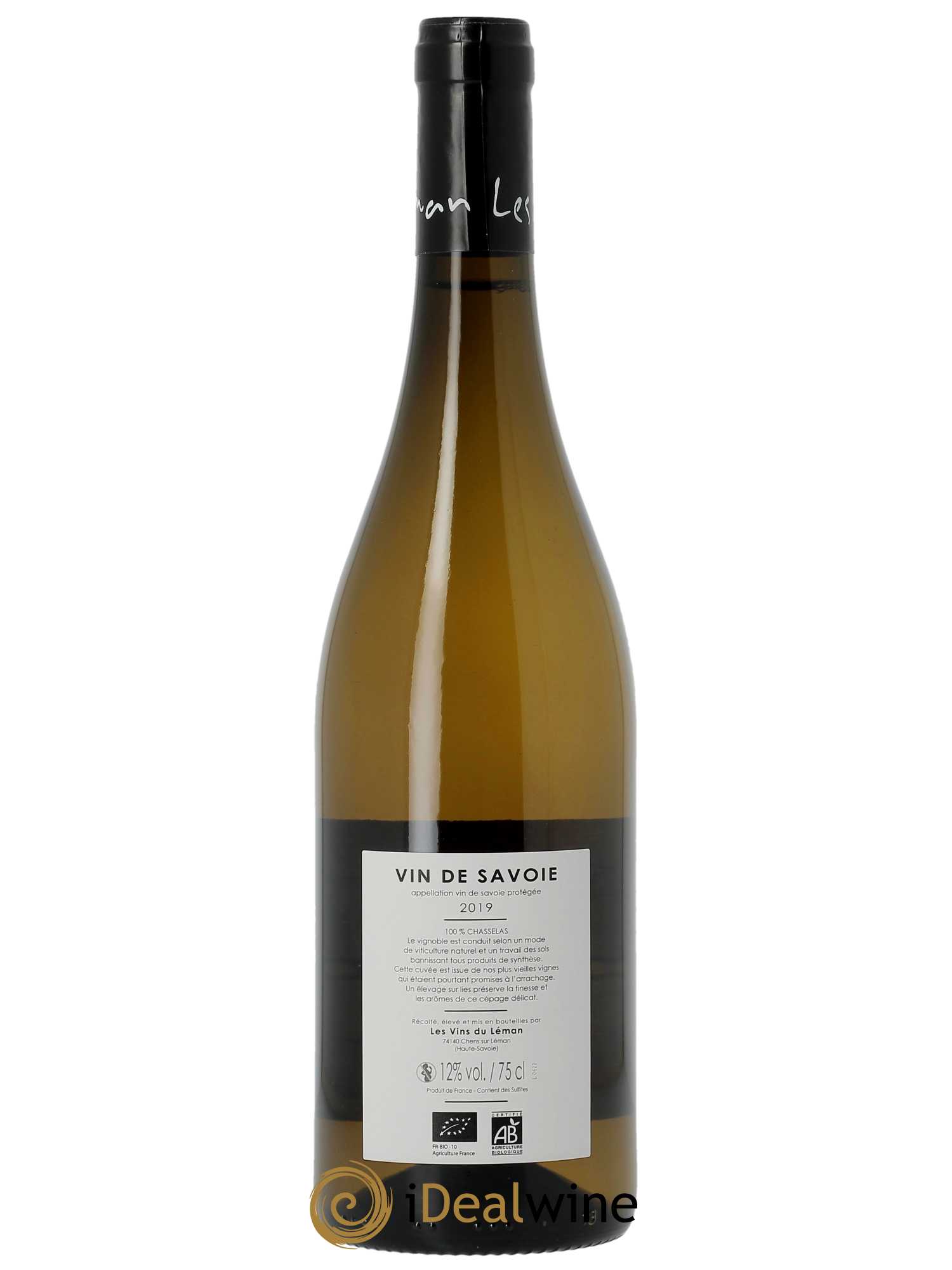 IGP Vin des Allobroges Chasselas Terroir d'altitude Vieilles Vignes Les Vignes de Paradis 2019 - Posten von 1 Flasche - 1