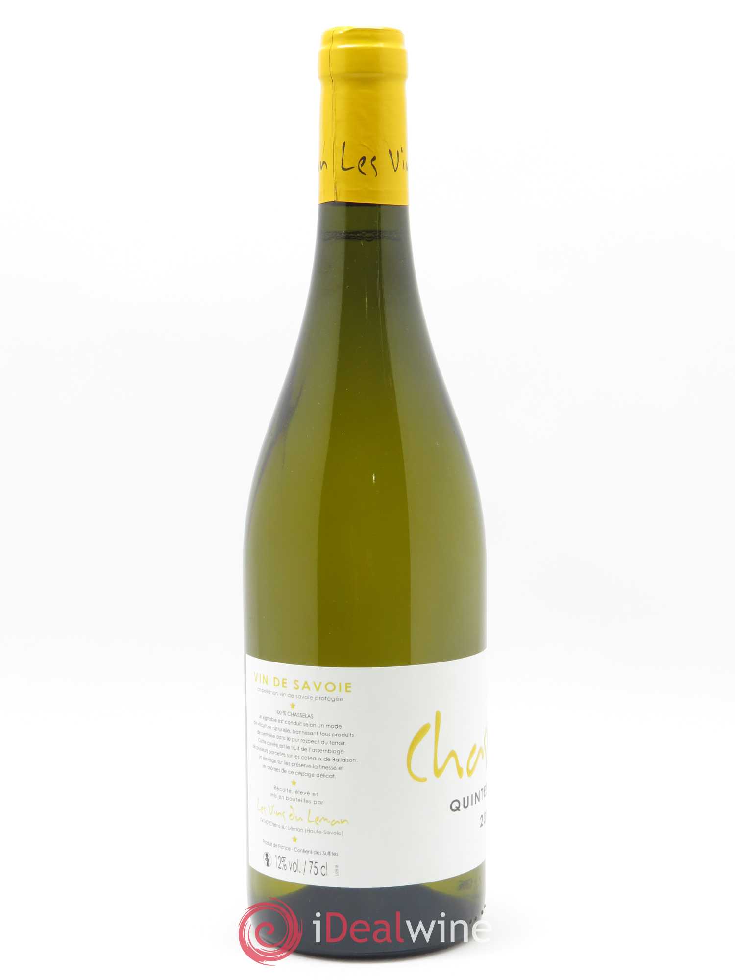 Vin des Allobroges Chasselas Quintessence Les Vignes de Paradis 2017 - Lot de 1 bouteille - 1