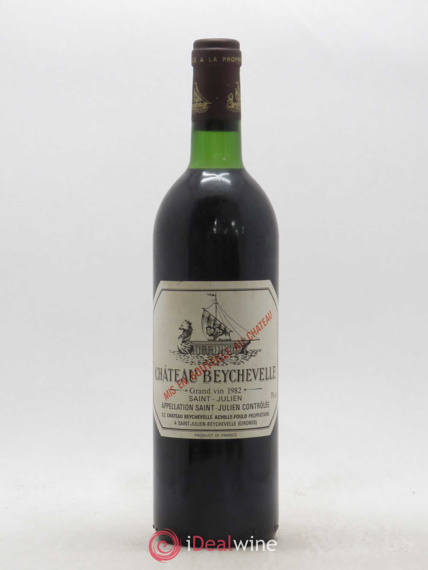 Château Beychevelle 4ème Grand Cru Classé 1982 - Lot de 1 bouteille - 0