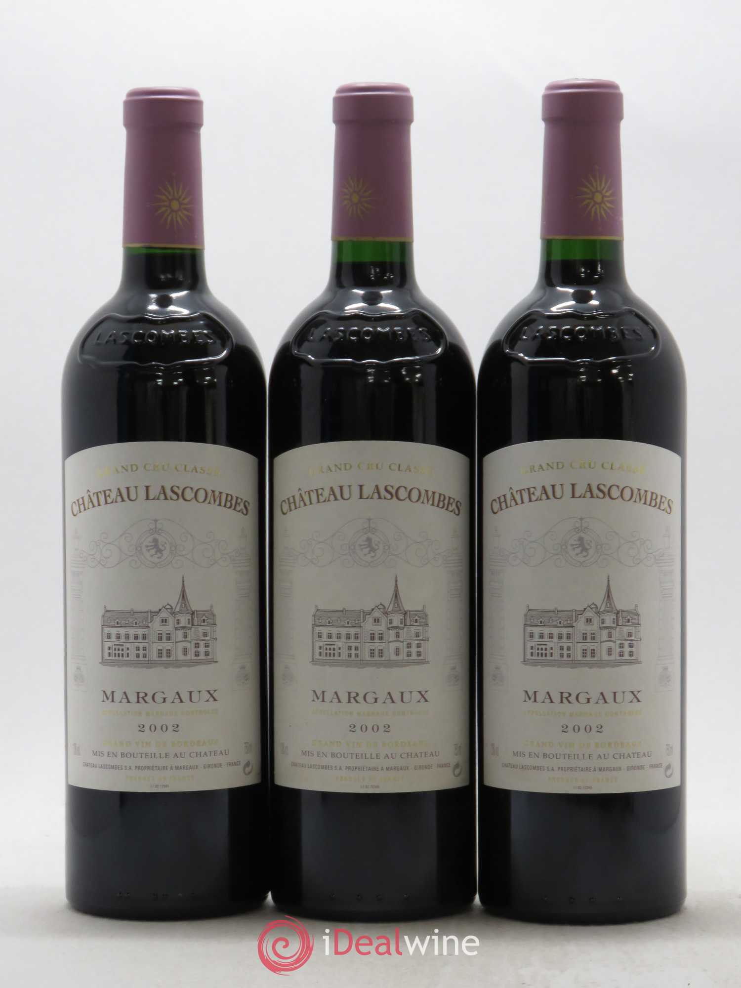 Château Lascombes 2ème Grand Cru Classé 2002 - Lot de 12 bouteilles - 1