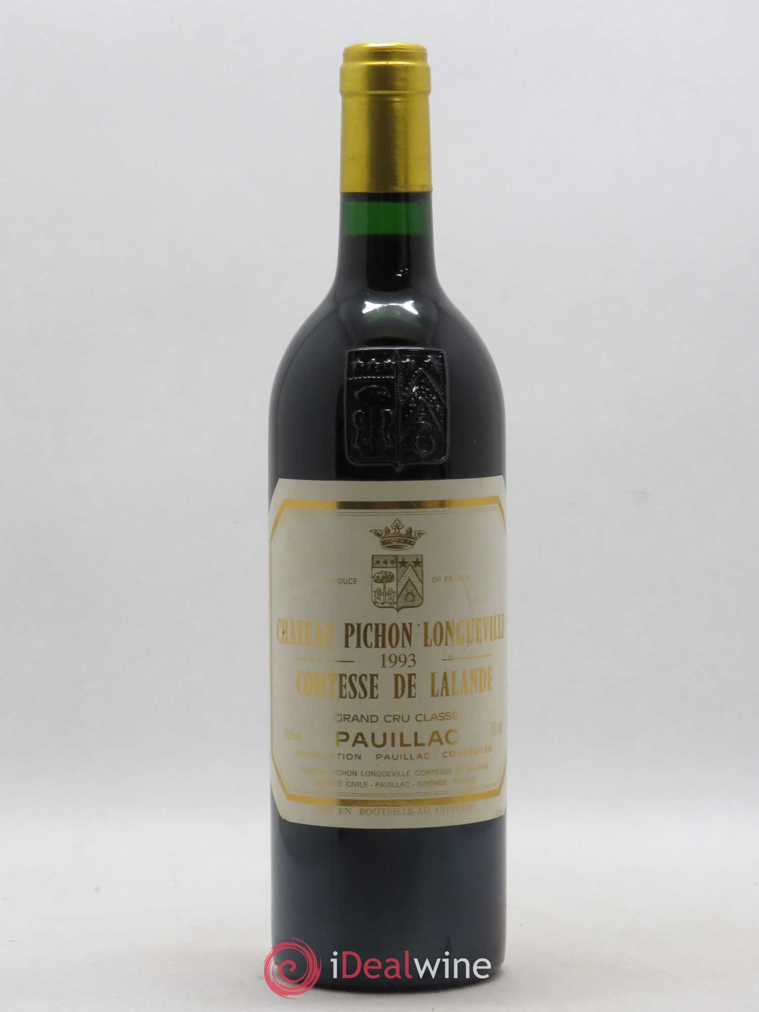 Château Pichon Longueville Comtesse de Lalande 2ème Grand Cru Classé 1993 - Lot de 1 bouteille - 0