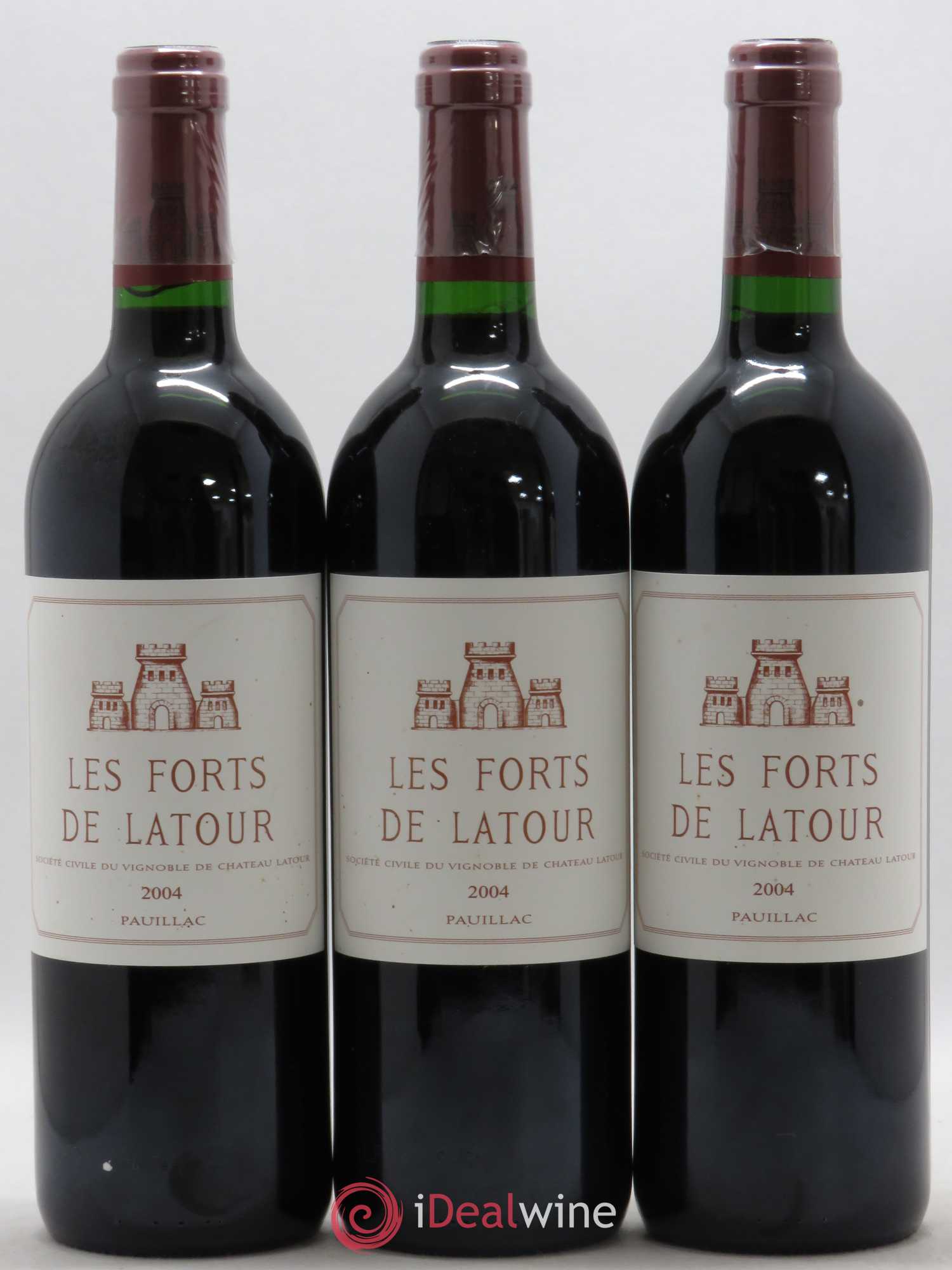 Les Forts de Latour Second Vin 2004 - Lot de 3 bouteilles - 0