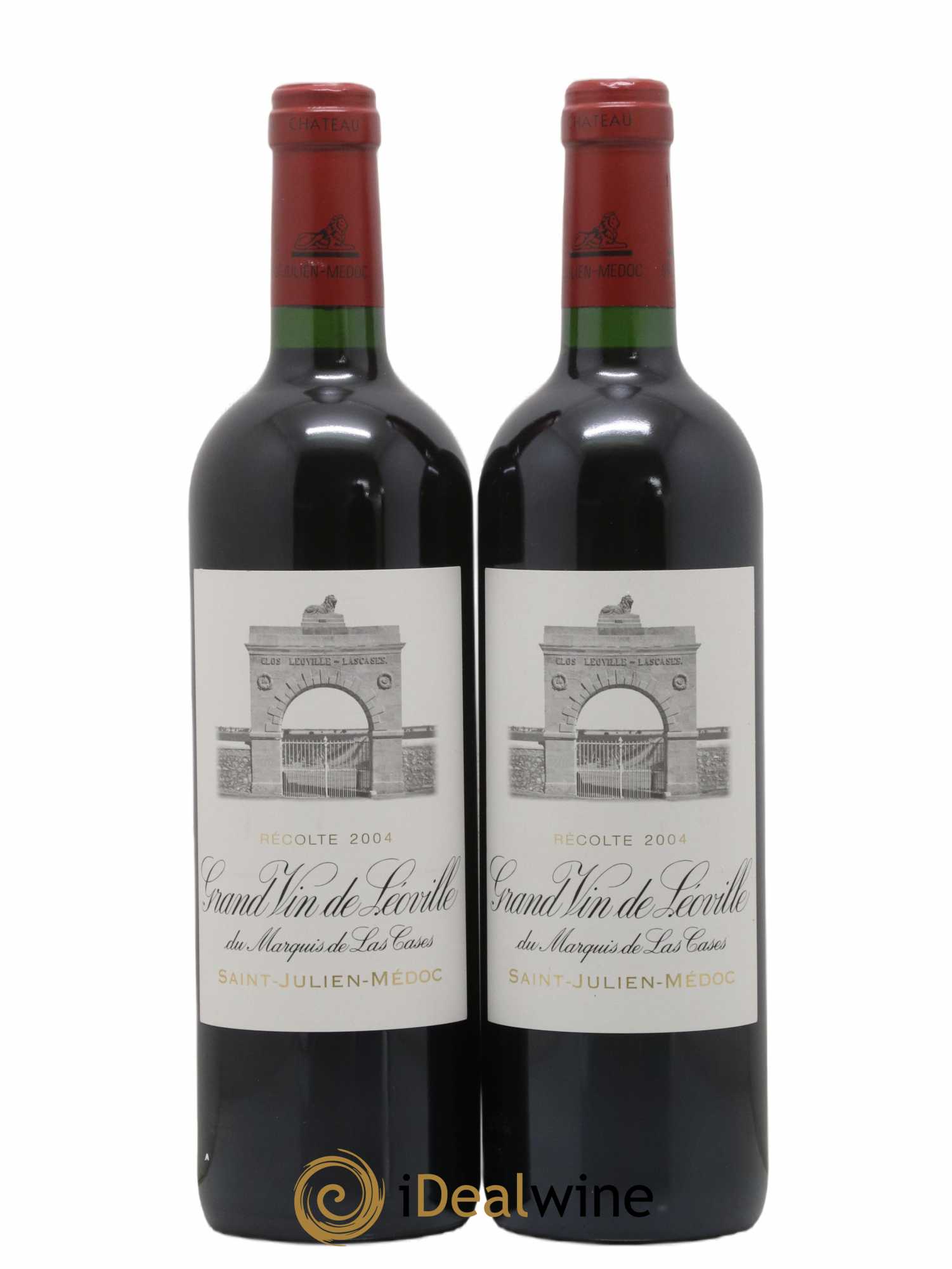 Château Léoville Las Cases 2ème Grand Cru Classé 2004 - Lot de 2 bouteilles - 0
